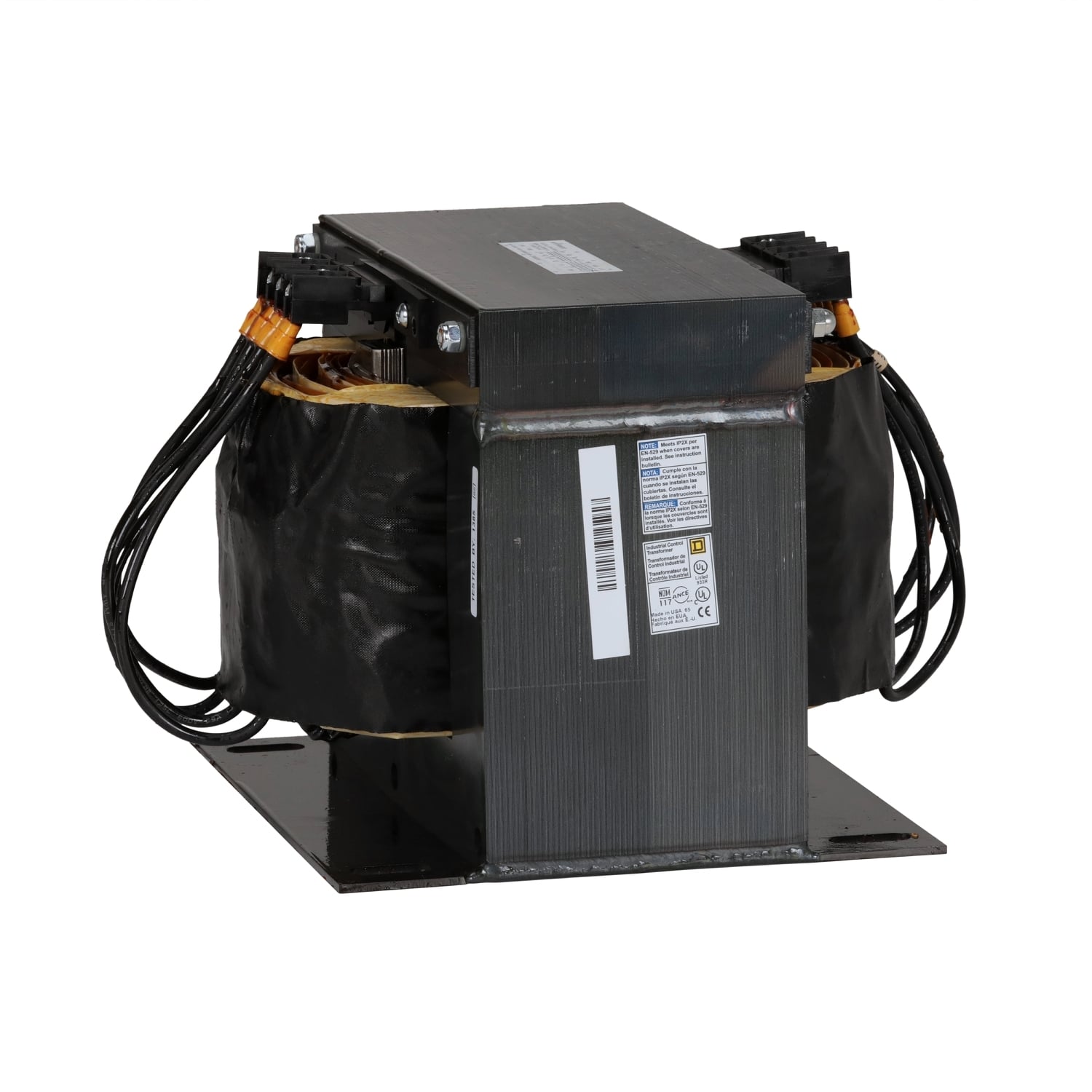 Transformer, Type T, industrial control, 5000VA, 1 phase, 380/400/415V primary, 115/230V secondary, 115C rise