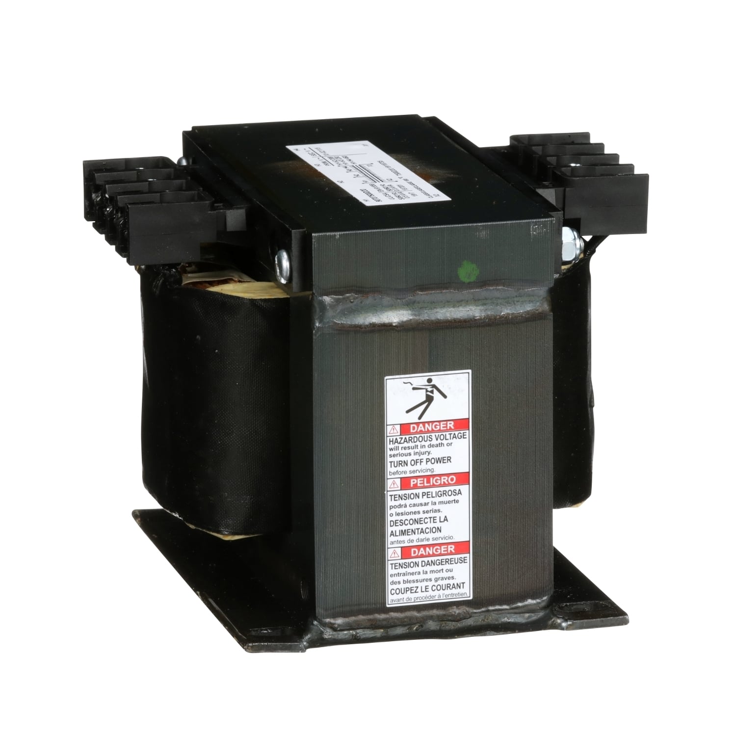 Transformer, Type T, industrial control, 500VA, 1 phase, 208/230/460V primary, 115V secondary, 115C rise