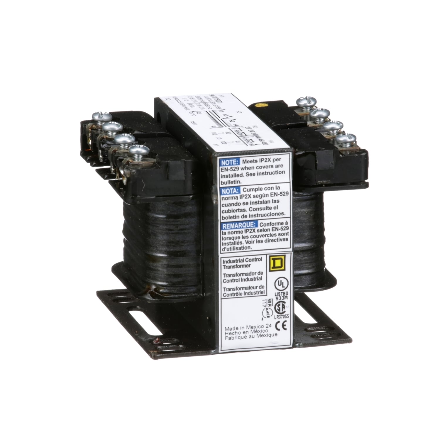 Transformer, Type T, industrial control, 50VA, 1 phase, 240x480V primary, 120V secondary, 55C rise