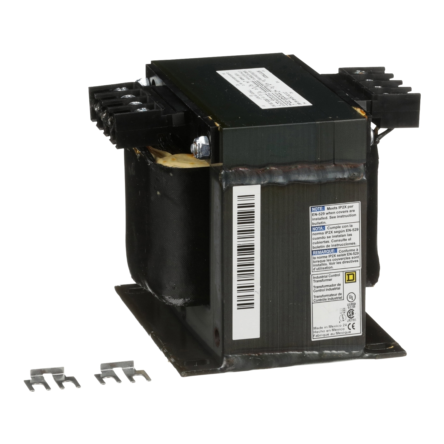 Transformer, Type T, industrial control, 750VA, 1 phase, 240x480V primary, 120/240V secondary, 115C rise