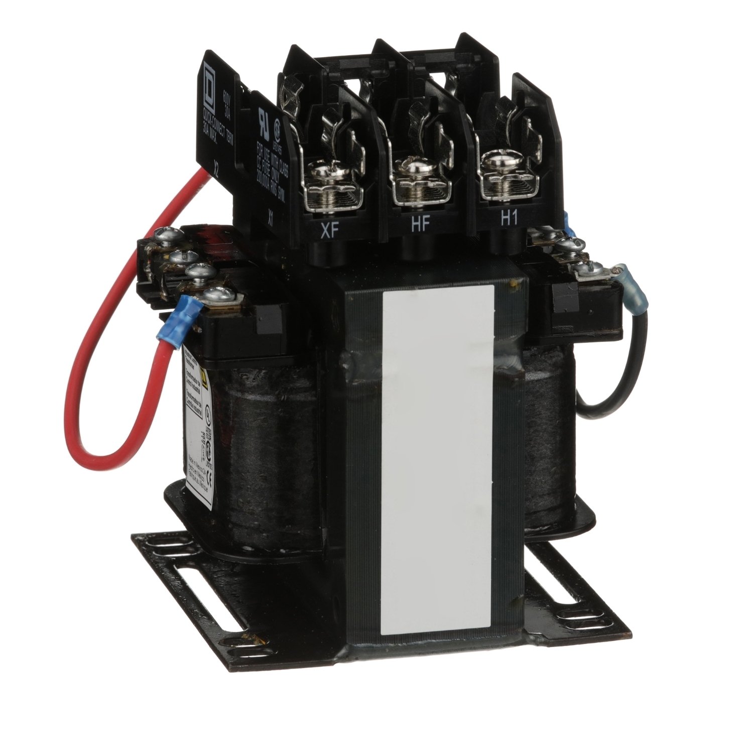 Industrial control transformer, Type TF, 1 phase, 150VA, 600V primary, 120V secondary, 50/60Hz