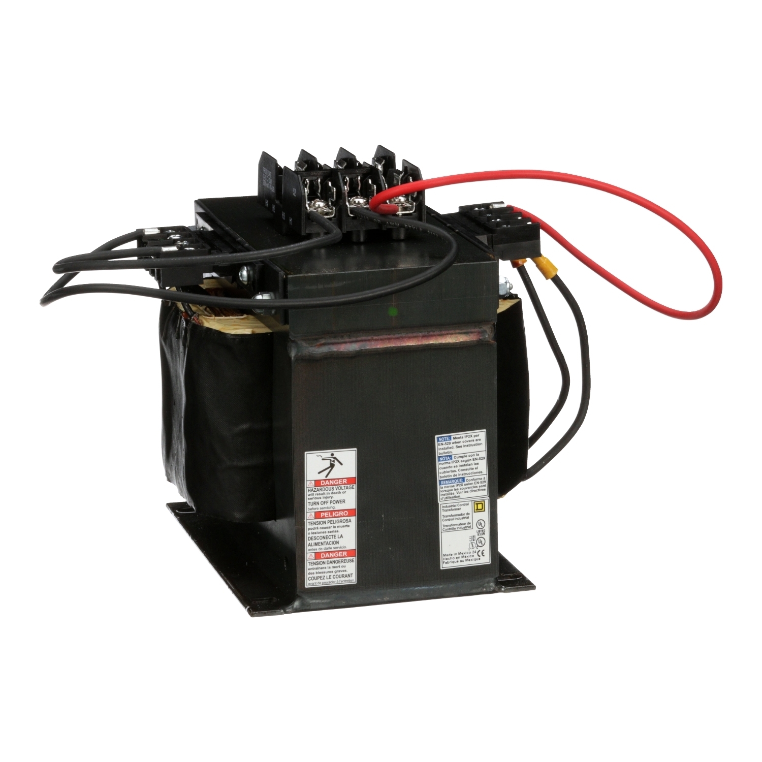 Industrial control transformer, Type TF, 1 phase, 2000VA, 240x480V primary, 120V secondary, 50/60Hz