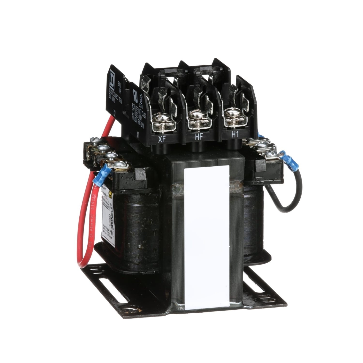 Transformer, Type TF, industrial control, 200VA, 1 phase, 240x480V primary, 24V secondary, 80C rise