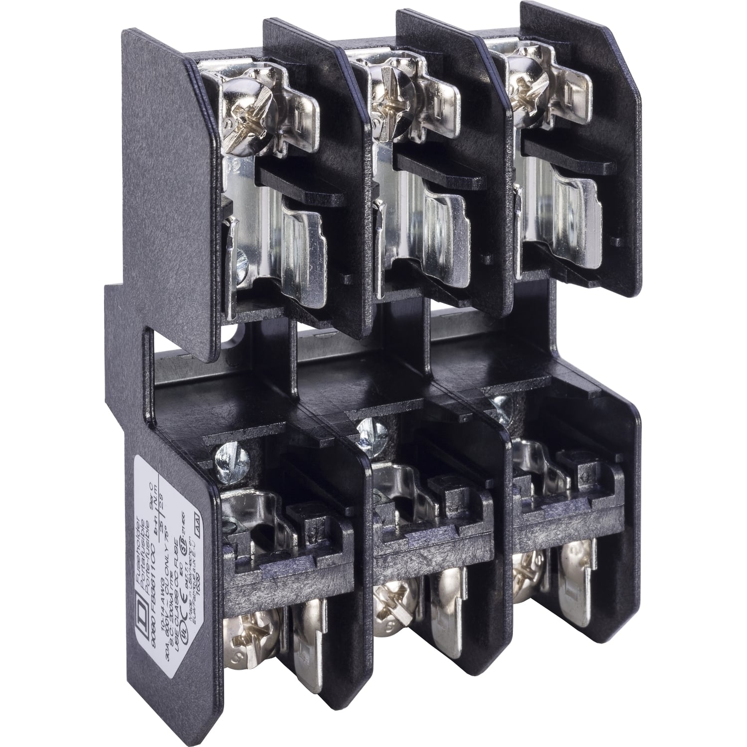 Terminal block, Linergy, fuse holder, Class CC, 30A, 600V, 3 pole