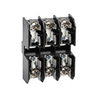 Terminal block, Linergy, fuse holder, Class M, 30A, 600 V, 3 pole