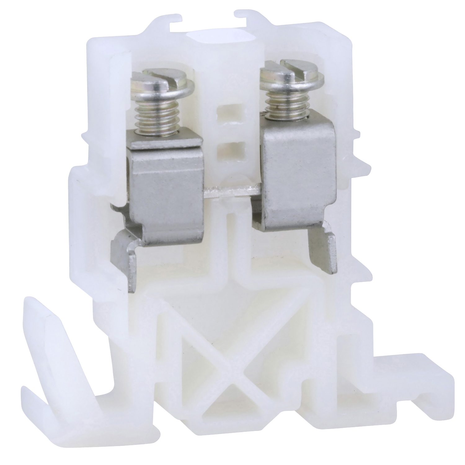 Terminal block, Linergy, box connector, natural colored block, 110A, 600V
