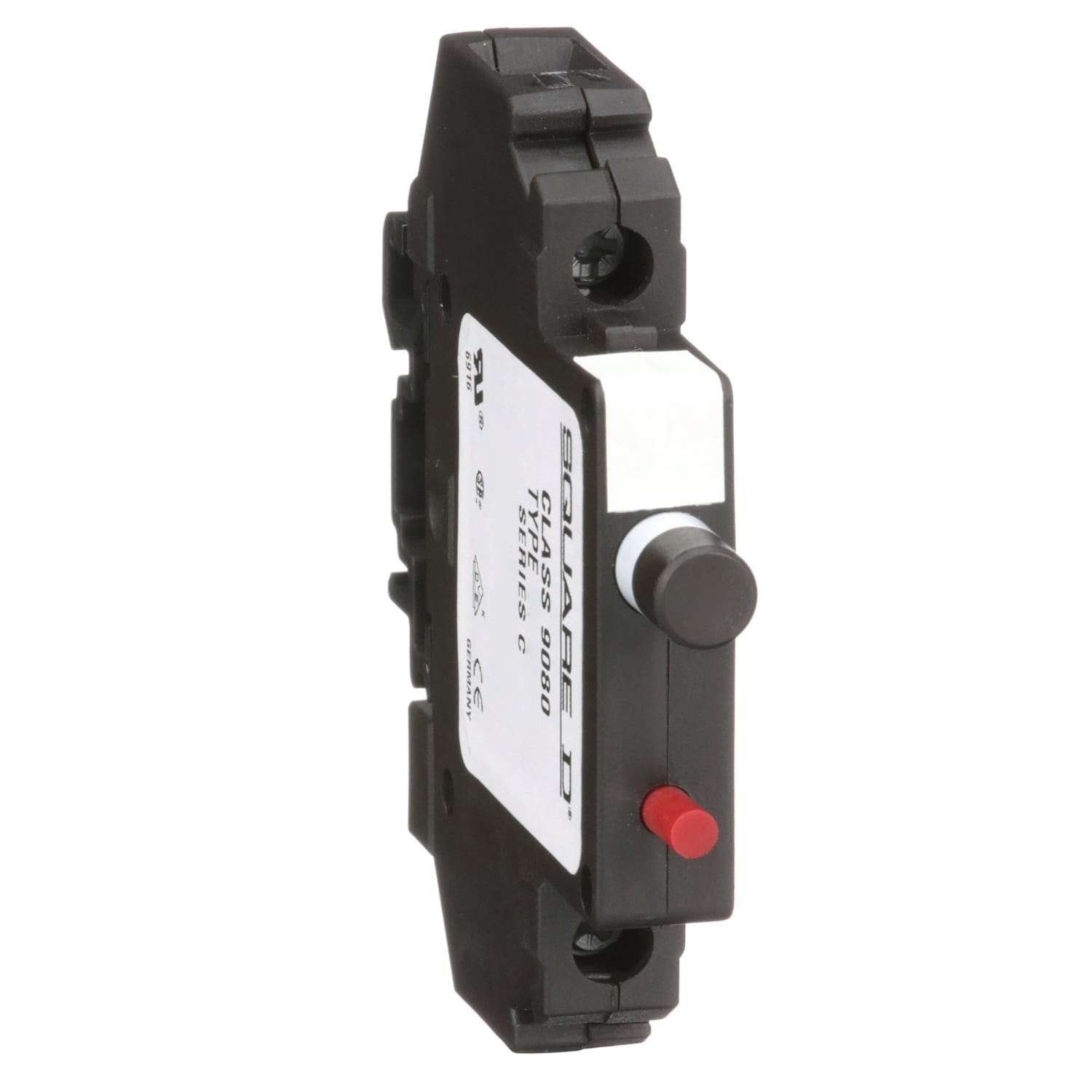 Circuit protector, Linergy, thermal magnetic overcurrent, track mount, 4.0A, 250VAC, 65VDC