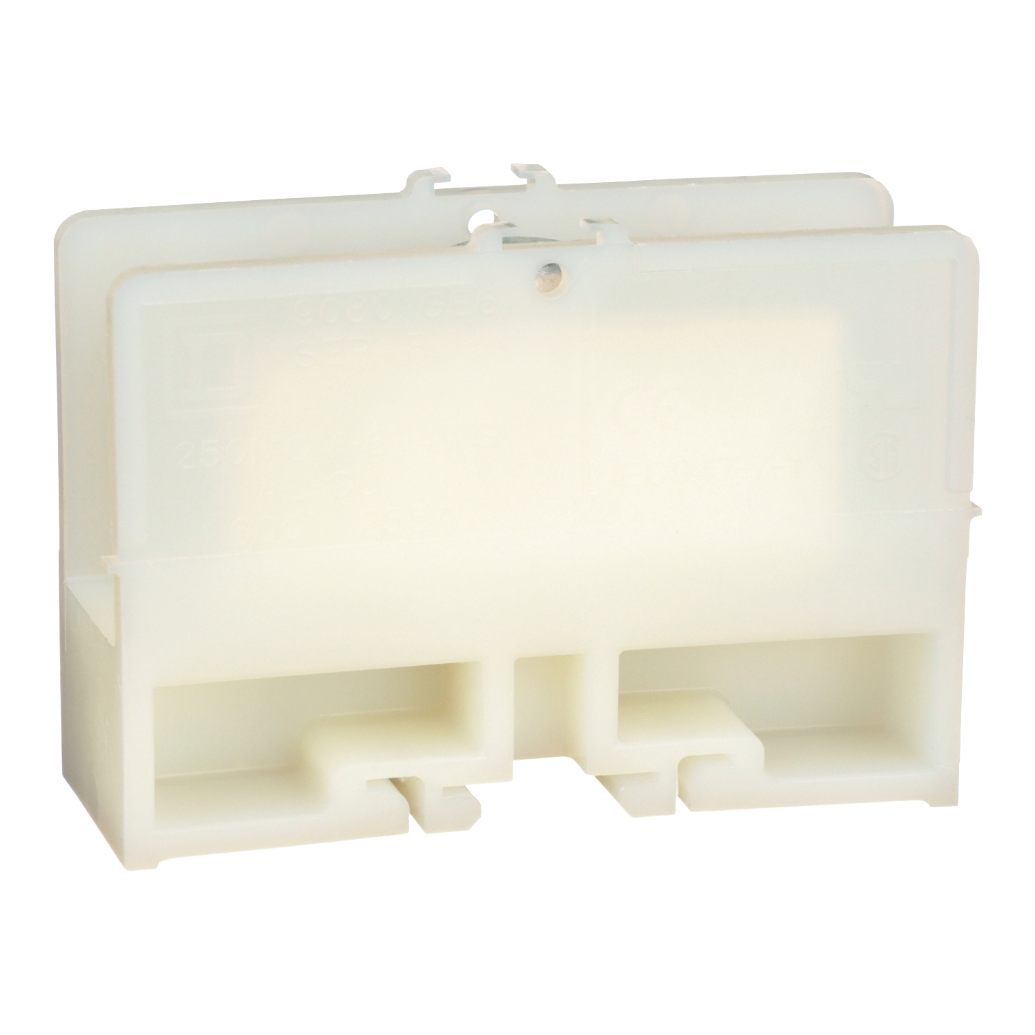 Terminal block, Linergy, box connector, natural colored block, 255A, 600V