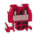 Terminal block, Linergy, box lug connector, red colored block, 60A, 600 V