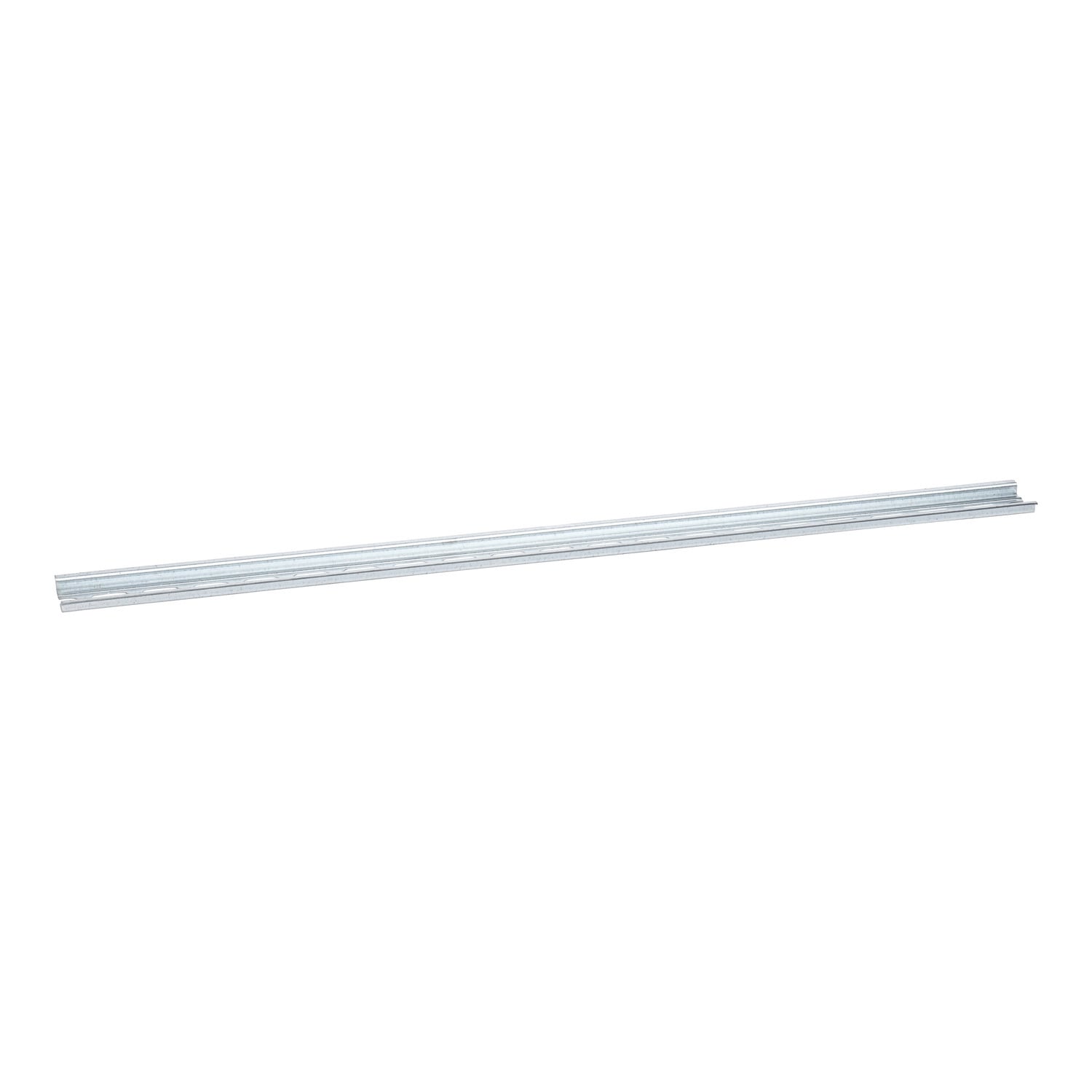 Terminal block, Linergy, mounting track, 35mm DIN rail, with slotted mounting holes, 19.68 inches long