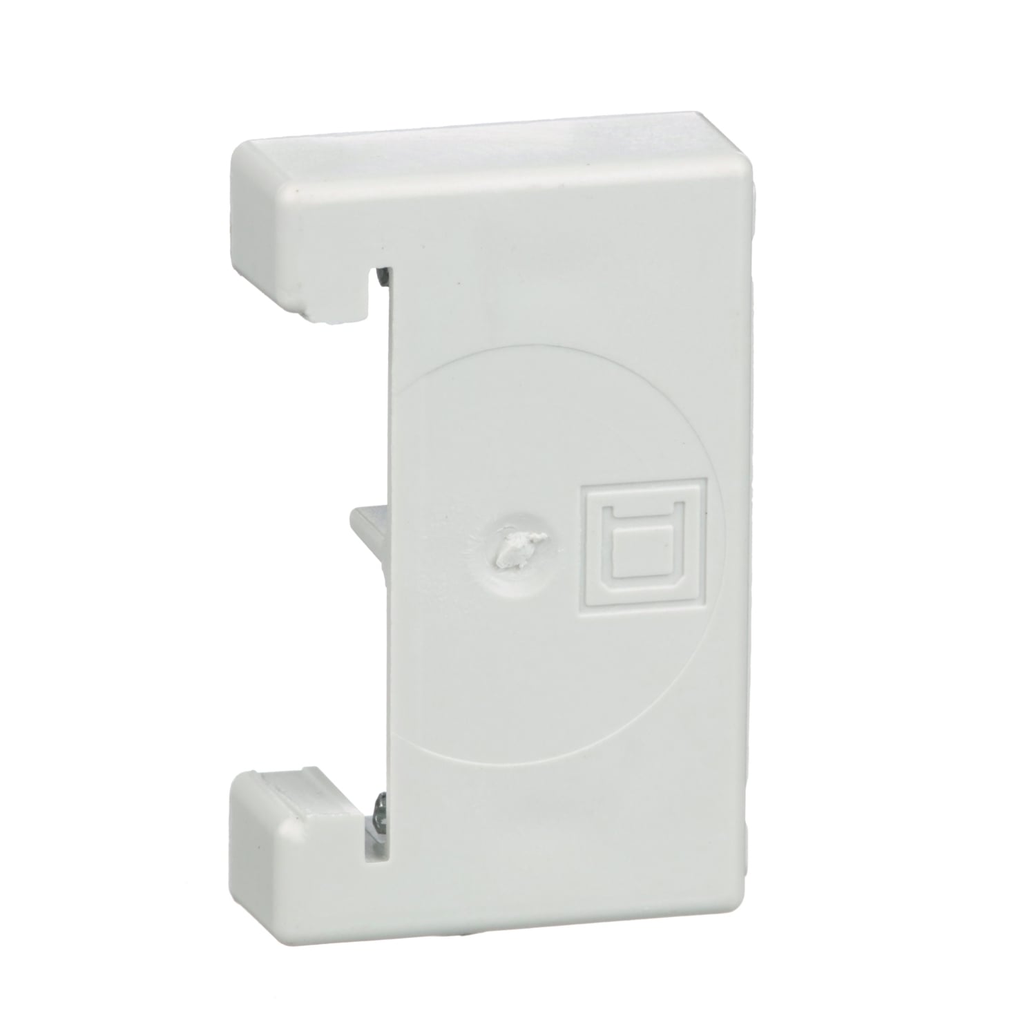 Terminal block, Linergy, screw down end clamp, for 35mm DIN mounting track