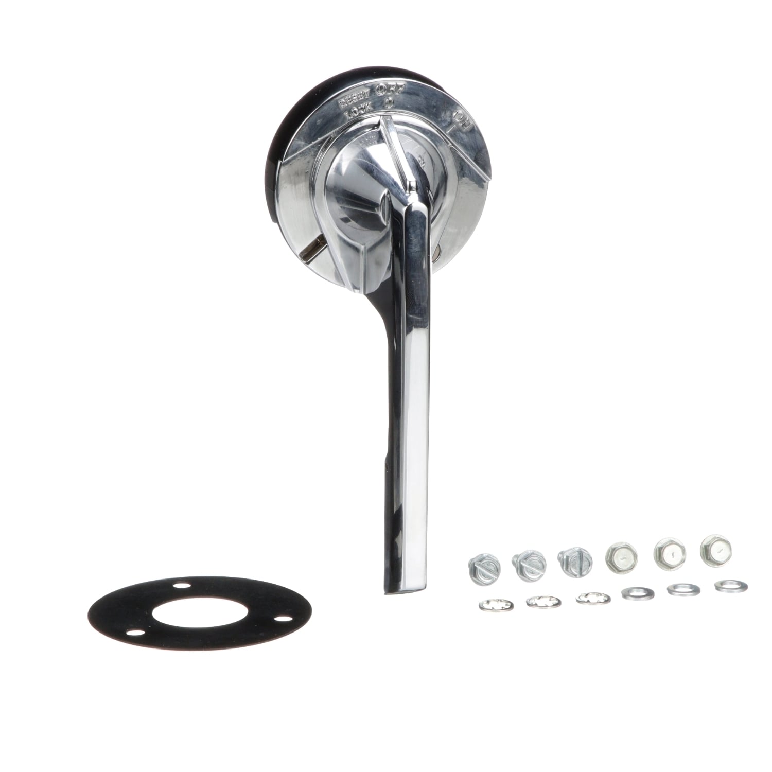 Circuit breaker accessory, PowerPacT B/H/J/L, handle assembly, rotary, 6 inch, 125A to 300A, NEMA 3/4/4X, chrome plated