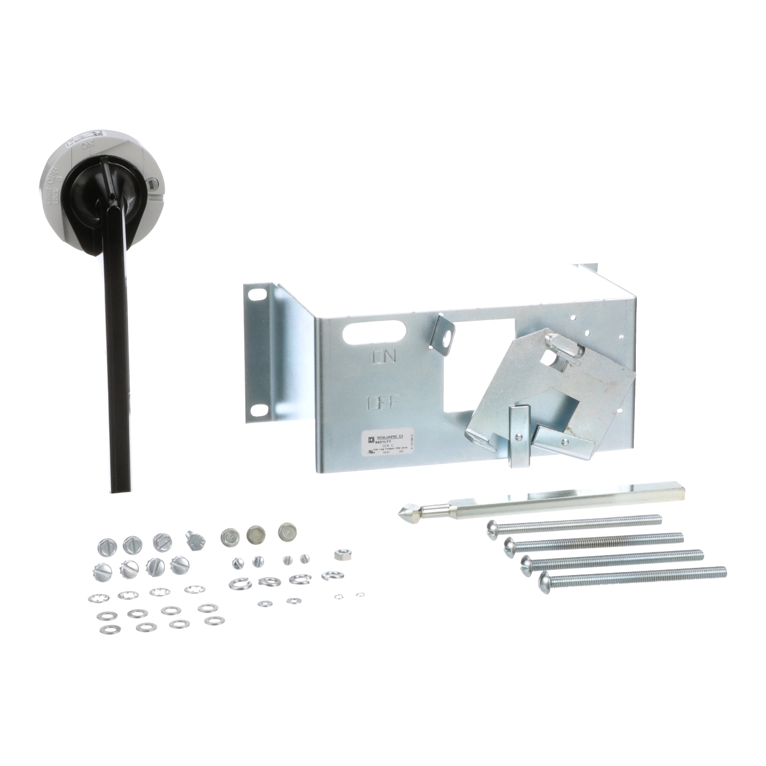 Circuit Breaker Mechanism, rotary handle, 1200A mechanism, 8 inch handle, standard shaft, MEL, MXL, MAL, MHL breakers