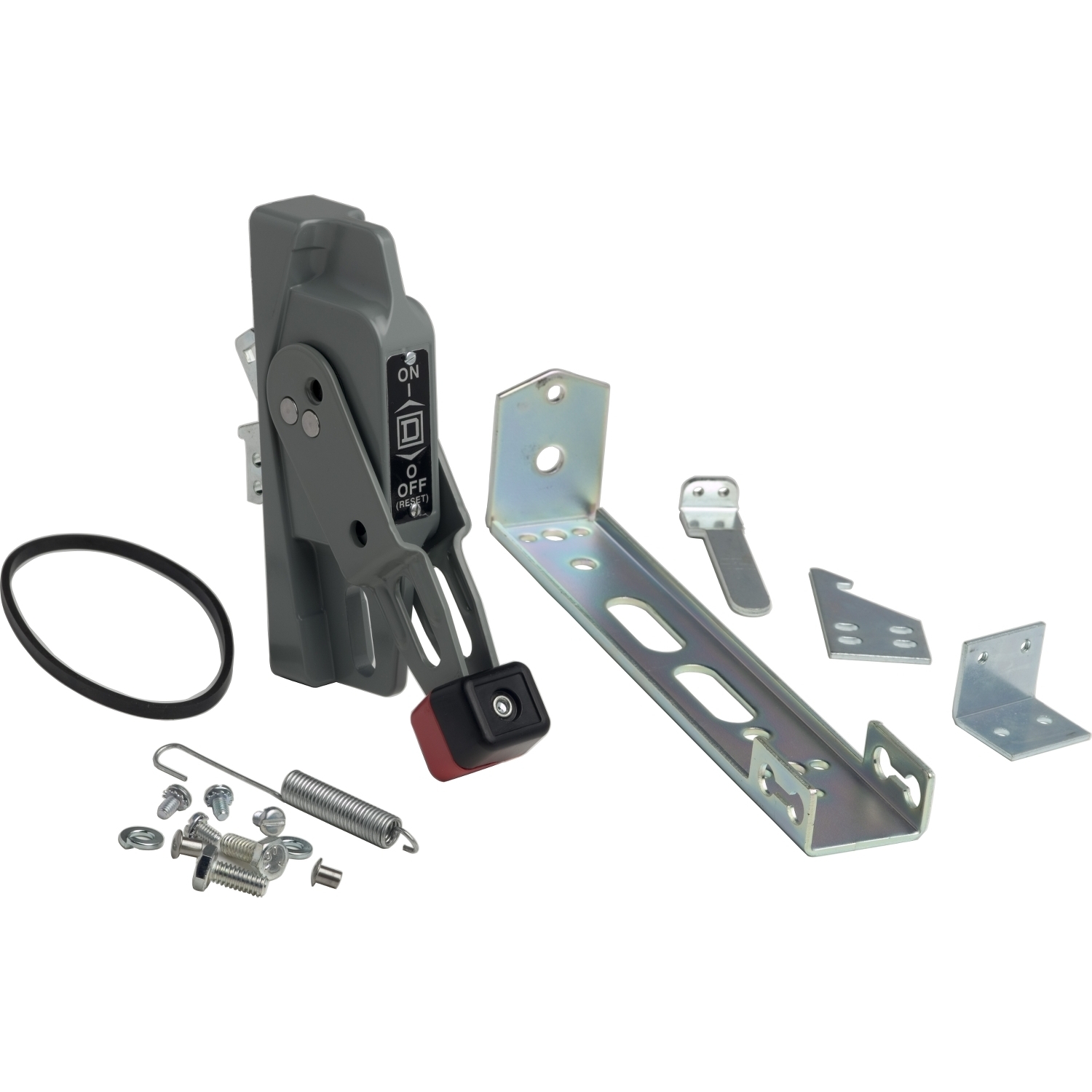 Operating mechanism, flange mounted, variable depth, handle mechanism, 12in handle, NEMA 4X enclosure
