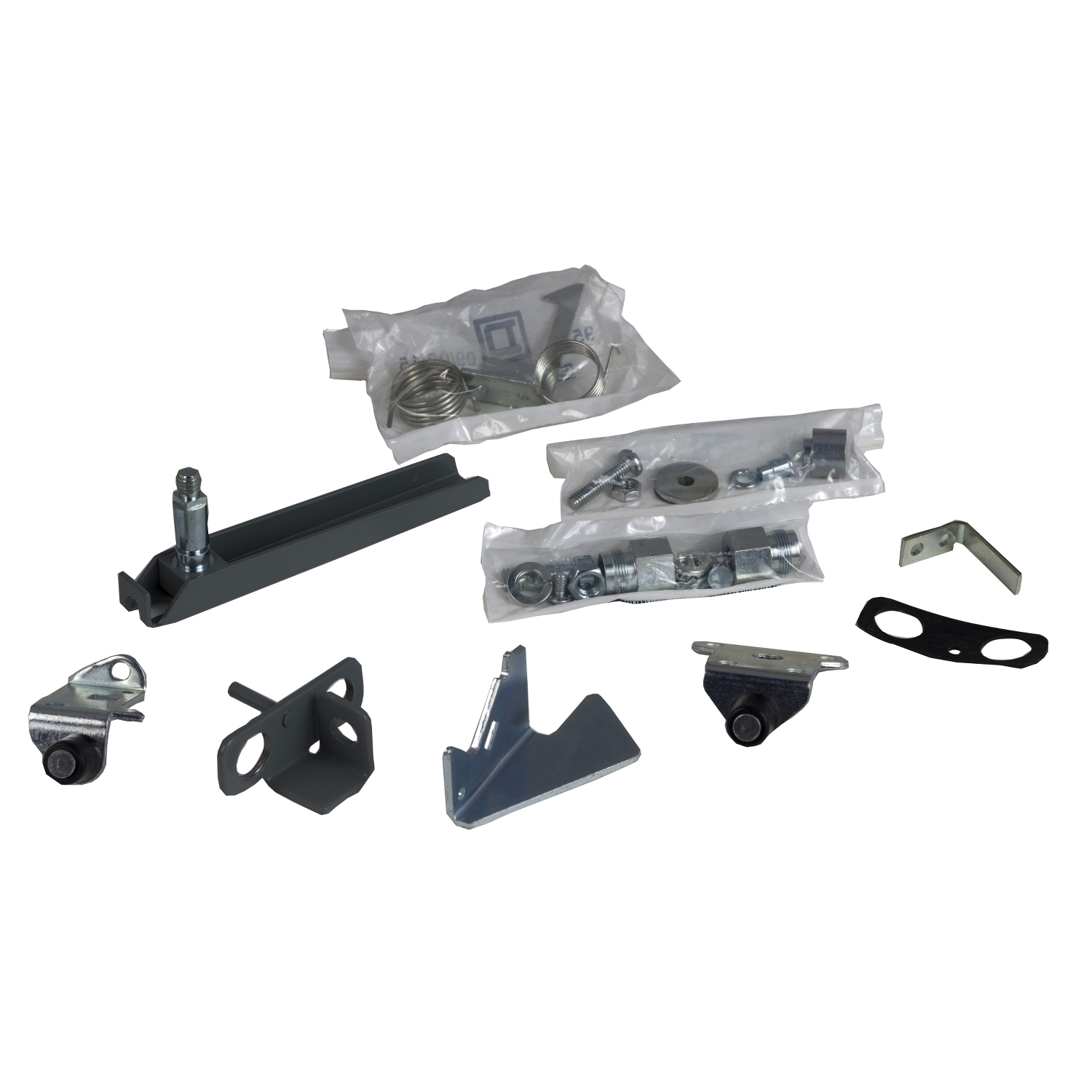 Operating mechanisms, door closing mechanism, two point, roller latch, for NEMA 4 and 12 enclosures, hinge on left