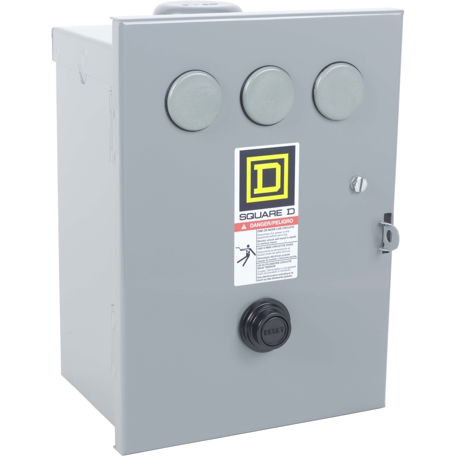 NEMA Contactor and NEMA Motor Starter, Type S, nonreversing, enclosure, NEMA Size 00, 0, 1, 8903SM lighting, NEMA 3R