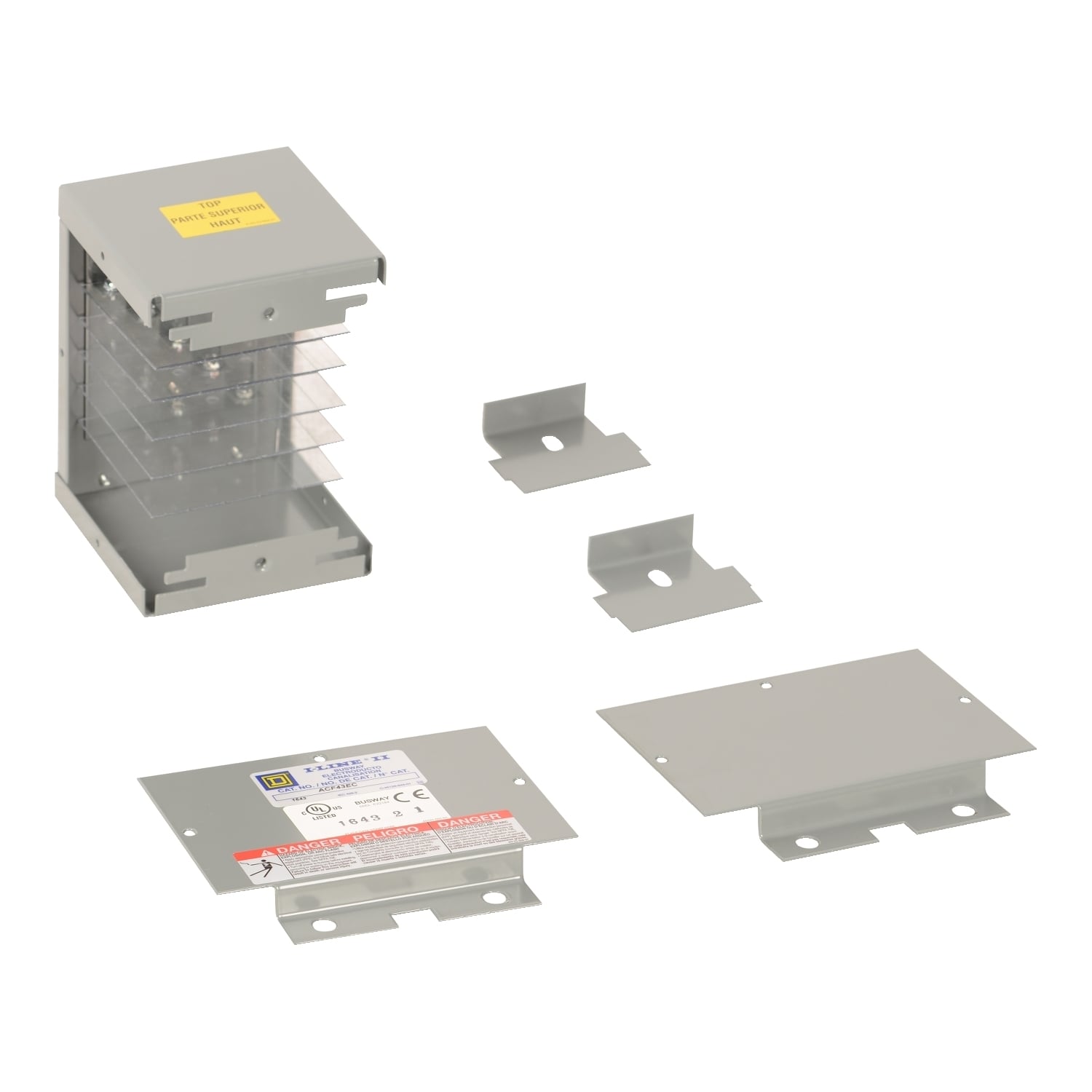 End Closure, I-Line Busway, max 1200A rated, end caps, aluminium [TAA]