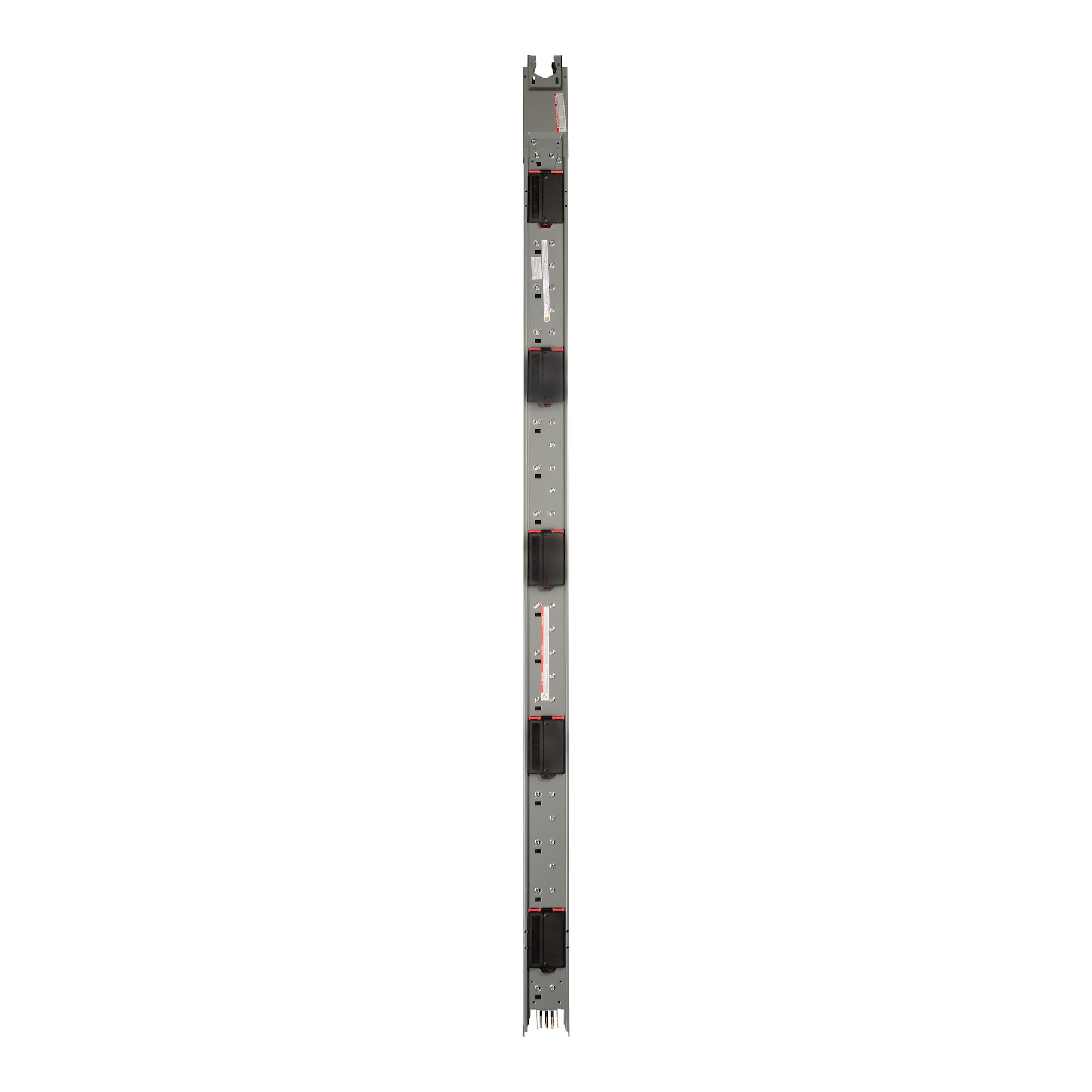 Straight length, I-Line Busway, 2000A, 600VAC, 3 phase, 4 wire, integral ground bus, Cu, plug-in, 10ft