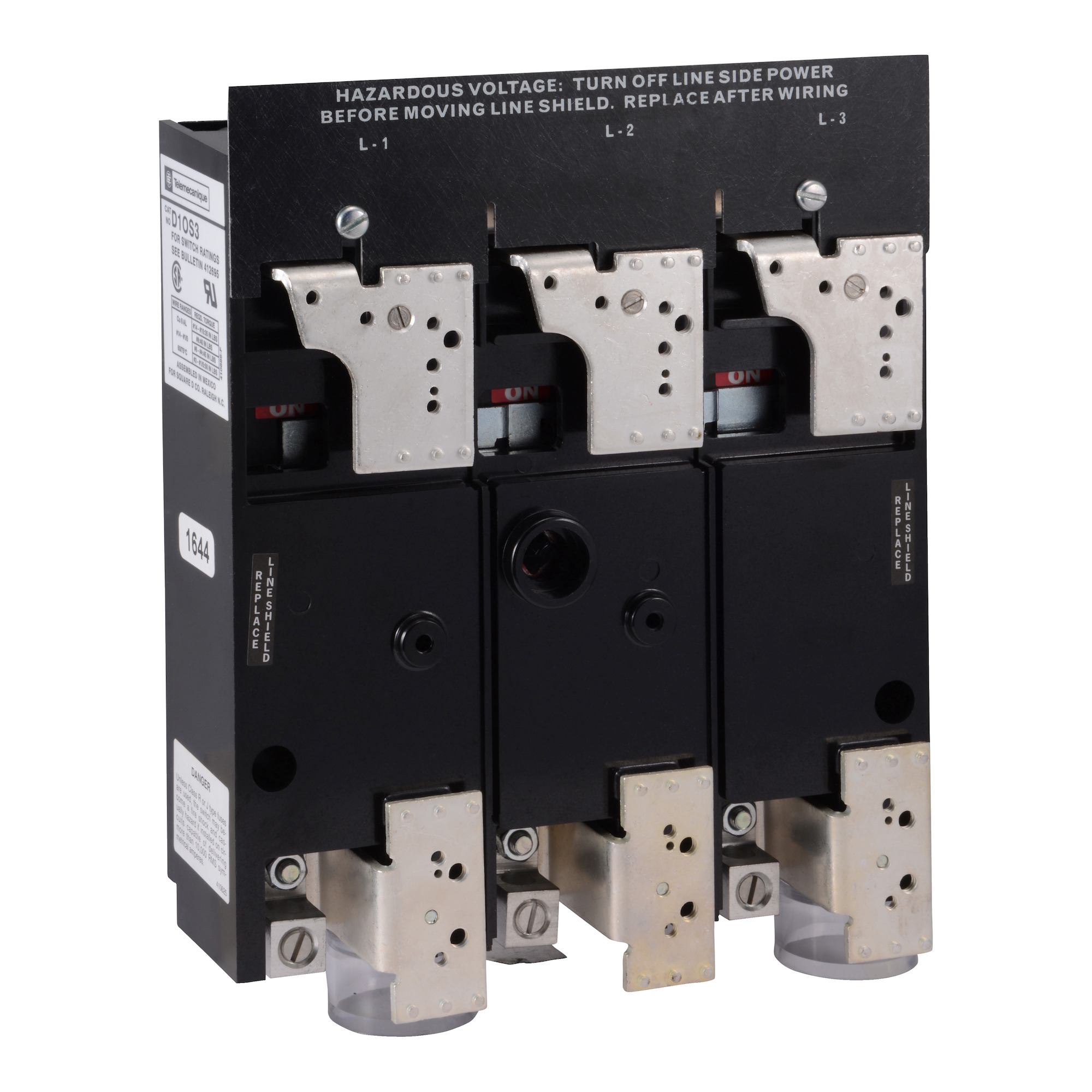 DISCONNECT SWITCH 600VAC 100A D10