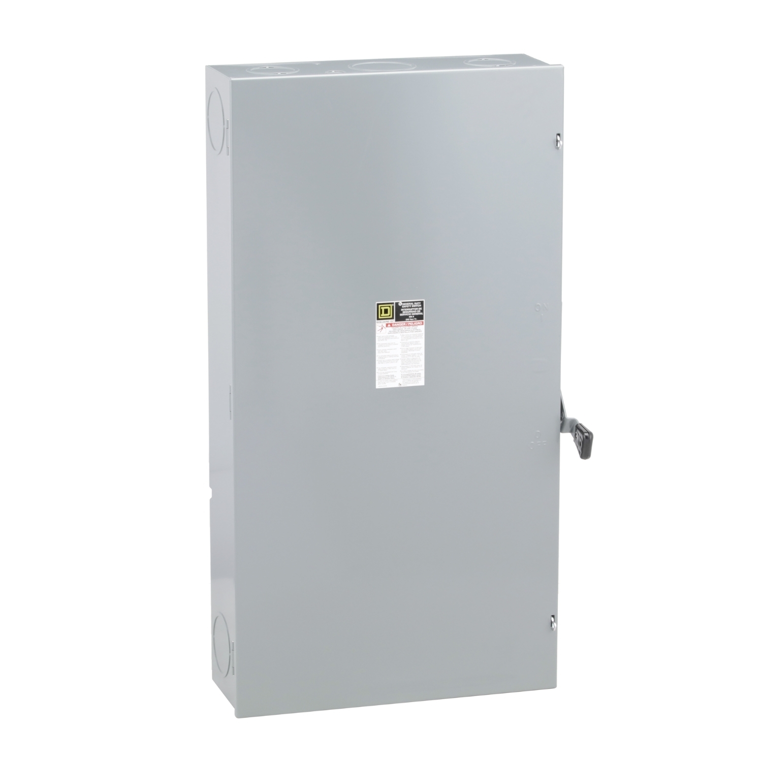 Safety switch, general duty, fusible, 3 pole, 4 wire, 240VAC, 400A, Type 1, with neutral