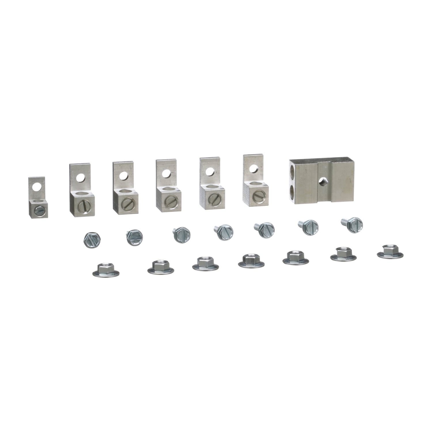 Transformer accessory, lug kit, mechanical, 100A, 1/0 AWG to 14 AWG, qty 5