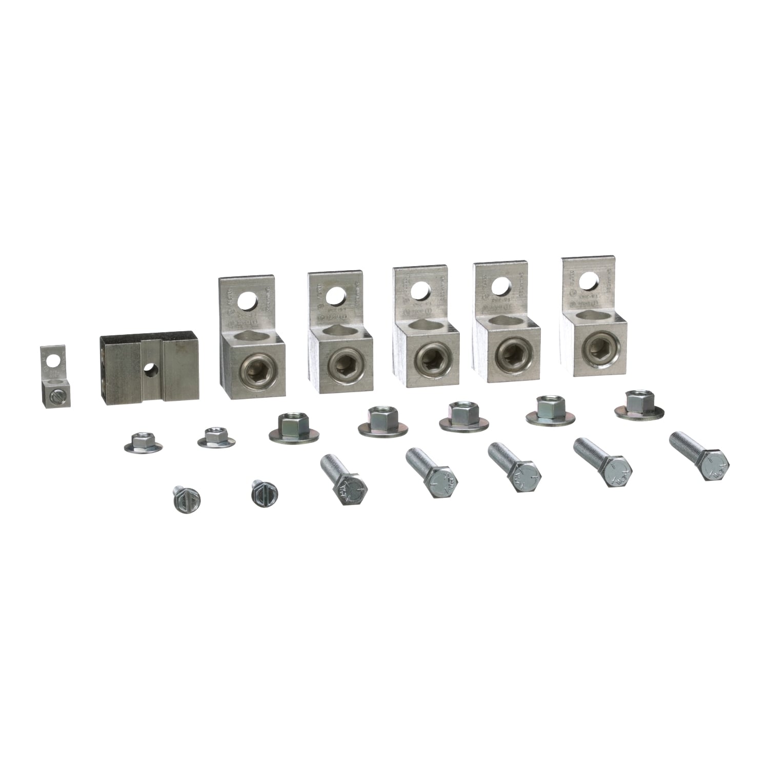 Transformer accessory, lug kit, mechanical, 250A, 350kcmil to 6 AWG,  qty 5