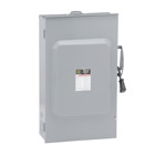 Safety switch, general duty, non fusible, 200A, 3 poles, 60 hp, 240 VAC, NEMA 3R, bolt-on provision