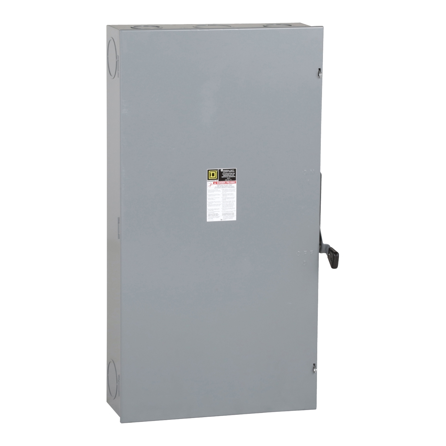 Safety switch, general duty, non fusible, 3 pole, 3 wire, 240VAC, 400A, Type 1
