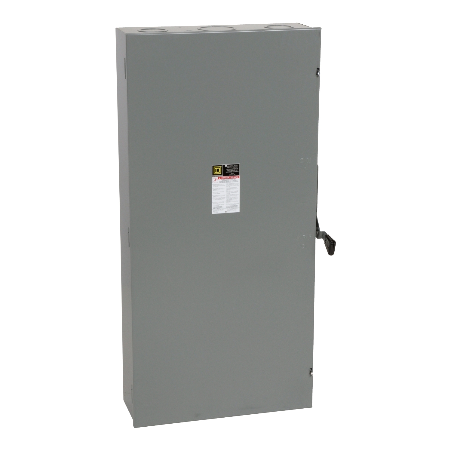 Safety switch, general duty, non fusible, 3 pole, 3 wire, 240VAC, 600A, Type 1