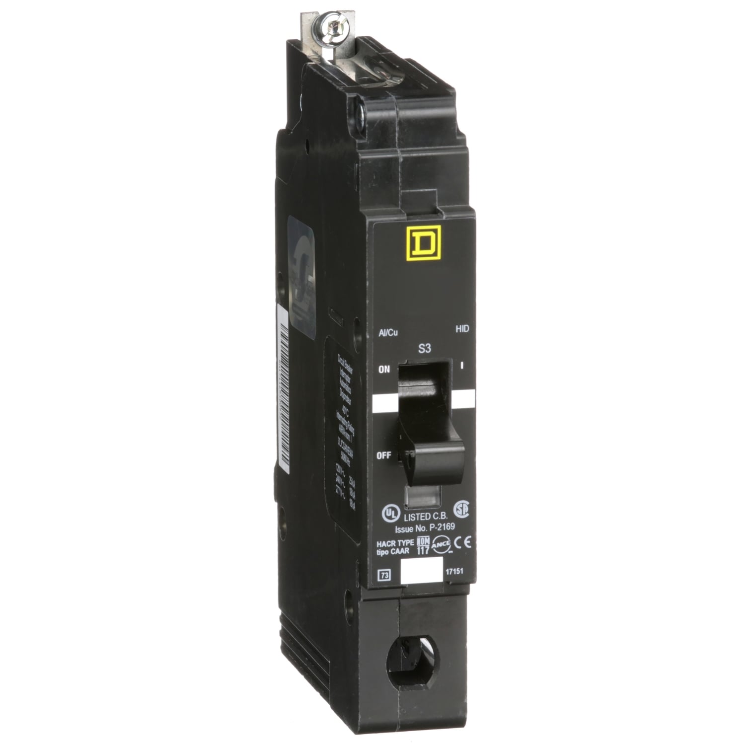 EDB14030 Miniature Circuit Breaker, 30 Amp, 1 Pole, 277V