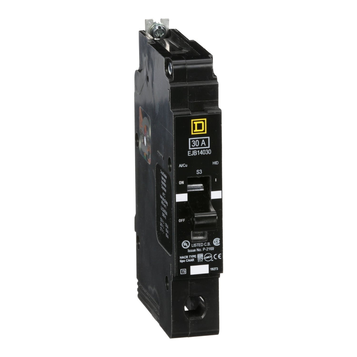 EJB14030 Miniature Circuit Breaker, 30 Amp, 1 Pole, 277V