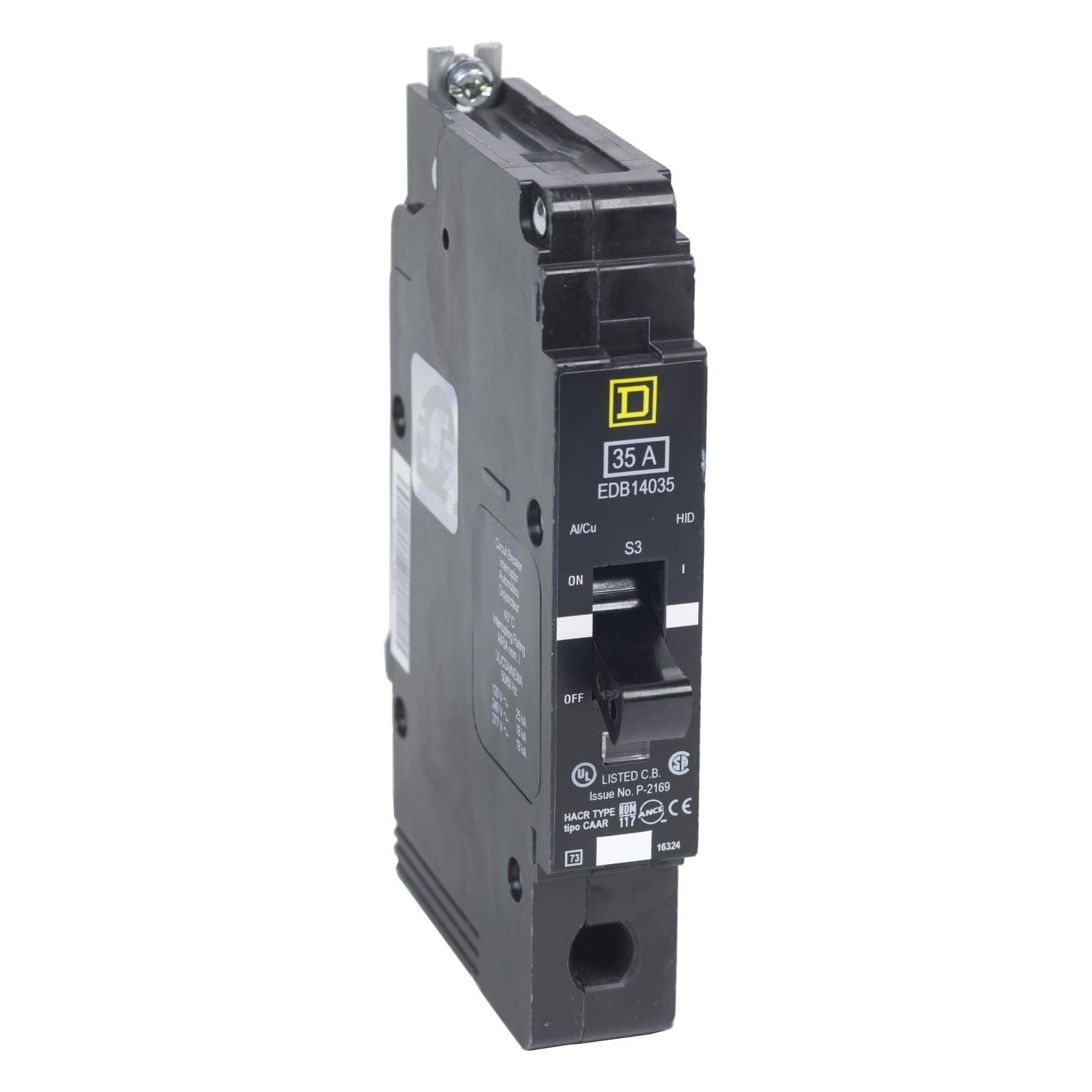 EJB14050 Miniature Circuit Breaker, 50 Amp, 1 Pole, 277V