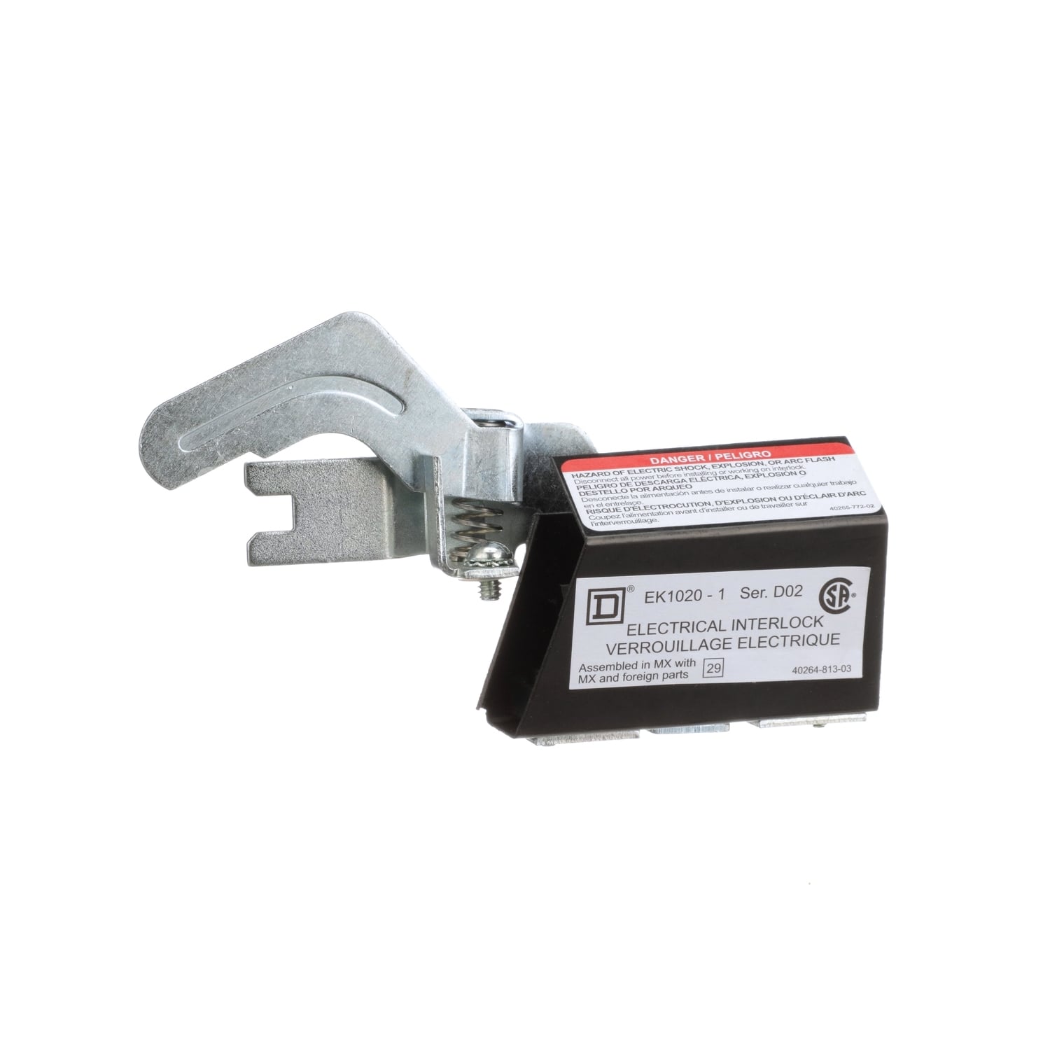 Safety switch accessory, electrical interlock switch, kit