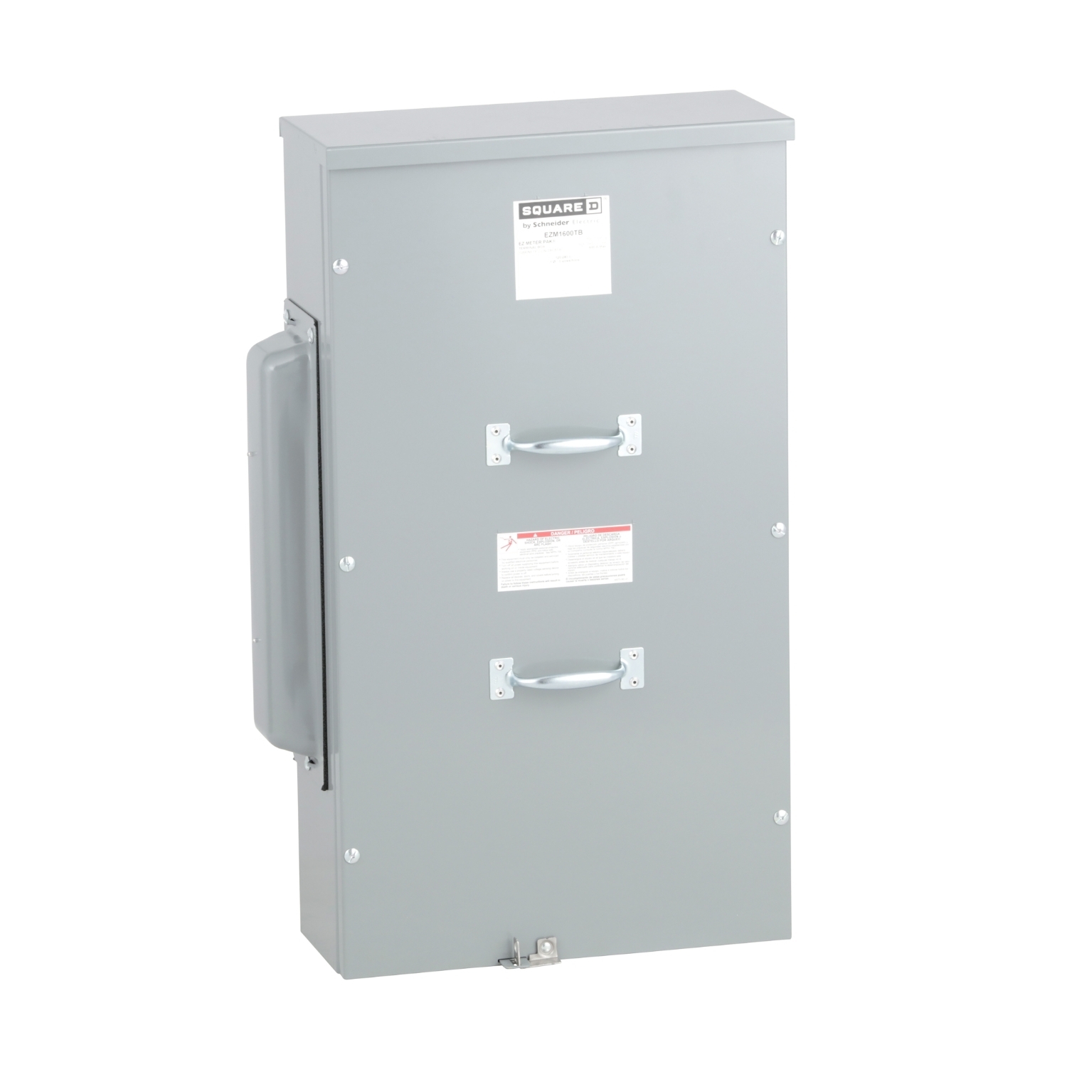 EZM1600TB EZ Meter Pak, Center Main Unit, OH, UG, 600 Amp, 120/240V, 1 Phase, 3 Wire, Main Lugs, NEMA 3R, Busbar Aluminum
