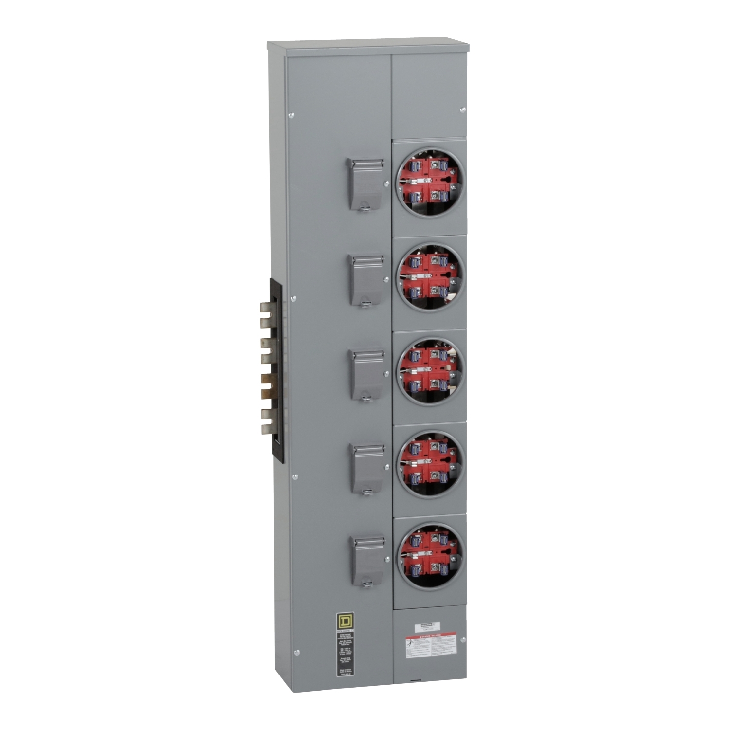 EZM315225 Branch Unit, EZ Meter Pak, 225 Amp, 5 Socket, 208Y/120V, No Bypass, Ringed