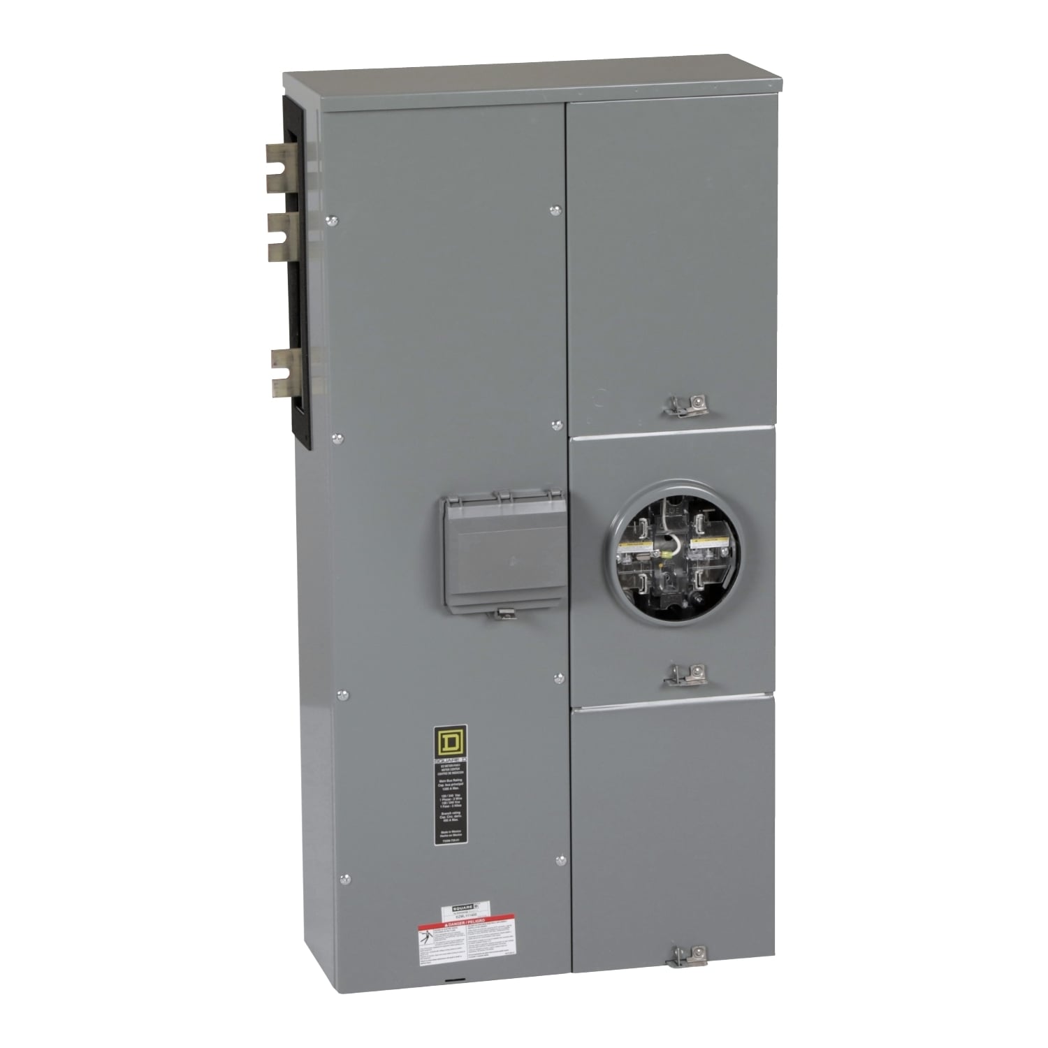 EZML111400 Branch Unit, EZ Meter Pak, 400 Amp, 1 Socket, 120/240V, Lever Bypass, Ringless, Copper Busbar