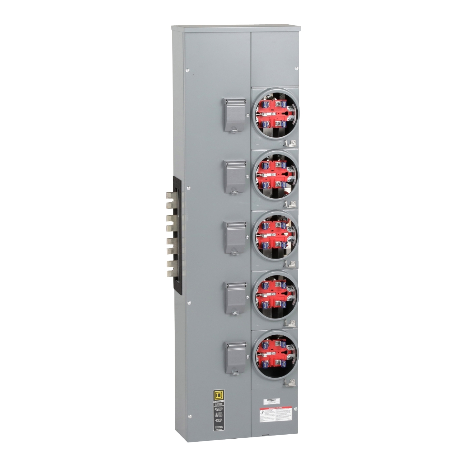 EZMR315225 Branch Unit, EZ Meter Pak, 225 Amp, 5 Socket, 208Y/120V, No Bypass, Ringless