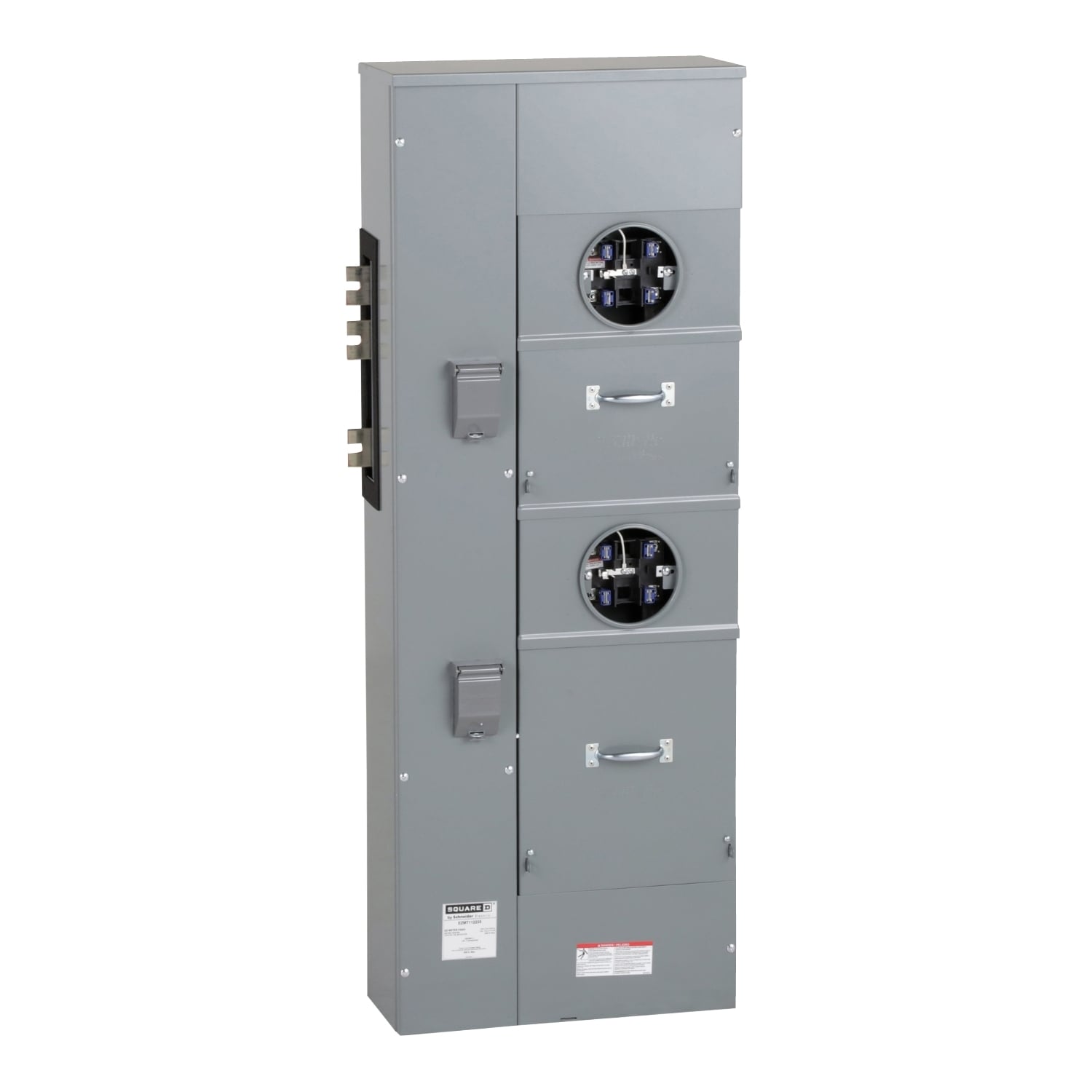 EZMT112225 Branch Unit, EZ Meter Pak, 225 Amp, 2 Socket, 120/240V, Test Block Bypass, Ringed