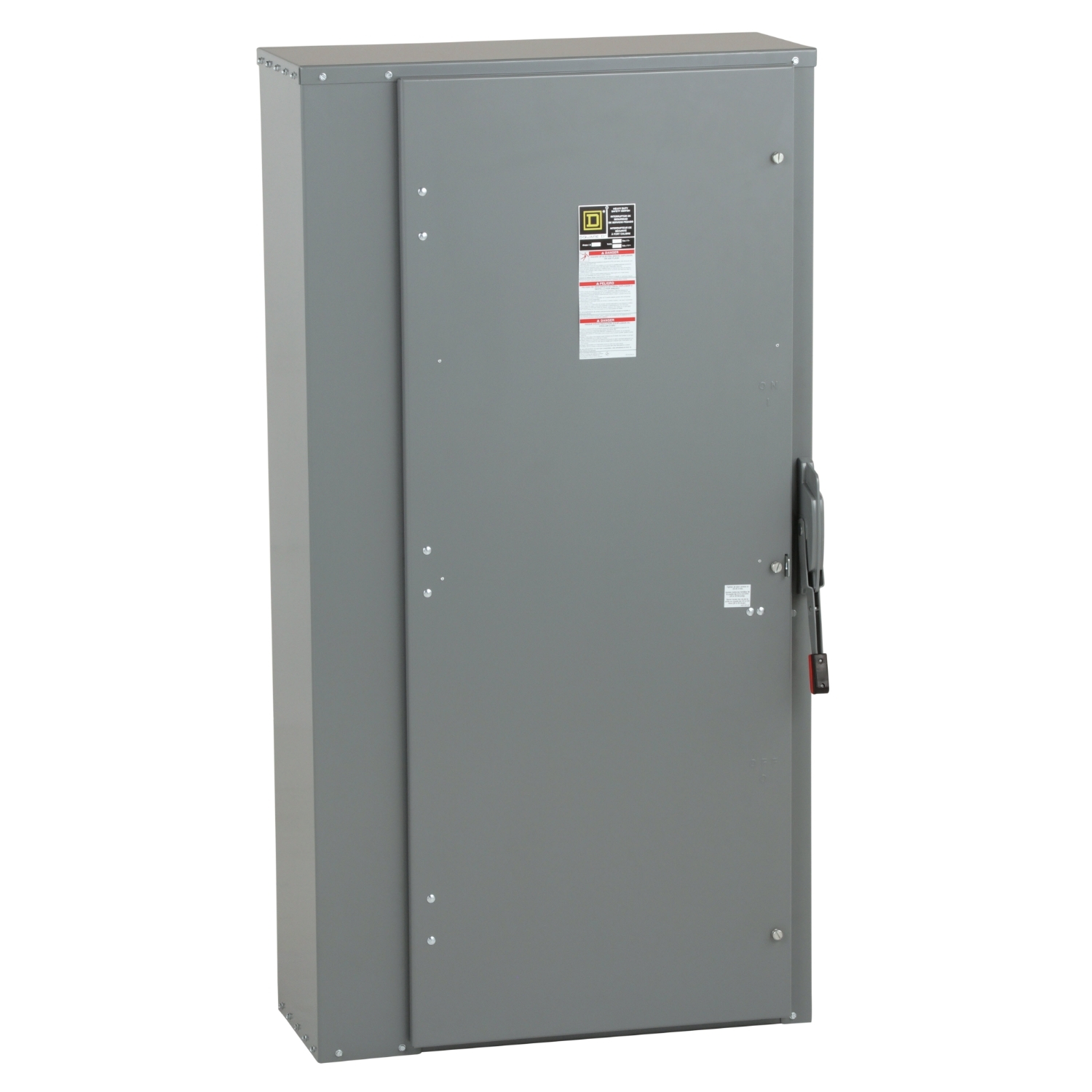 Safety switch, heavy duty, fusible, 800A, 3 wire, 2 pole, 1 neutral, 50HP, 240VAC, 250VDC, NEMA1