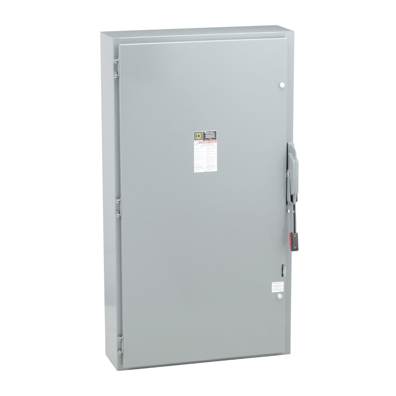 Safety switch, heavy duty, fusible, 400A, 4 wire, 3 pole, 1 neutral, 125hp, 240VAC/250VDC, NEMA 1