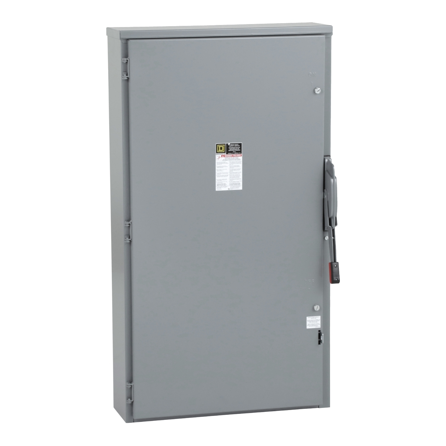 Safety switch, heavy duty, fusible, 400A, 3 pole, 125hp, 240VAC/250VDC, NEMA 3R