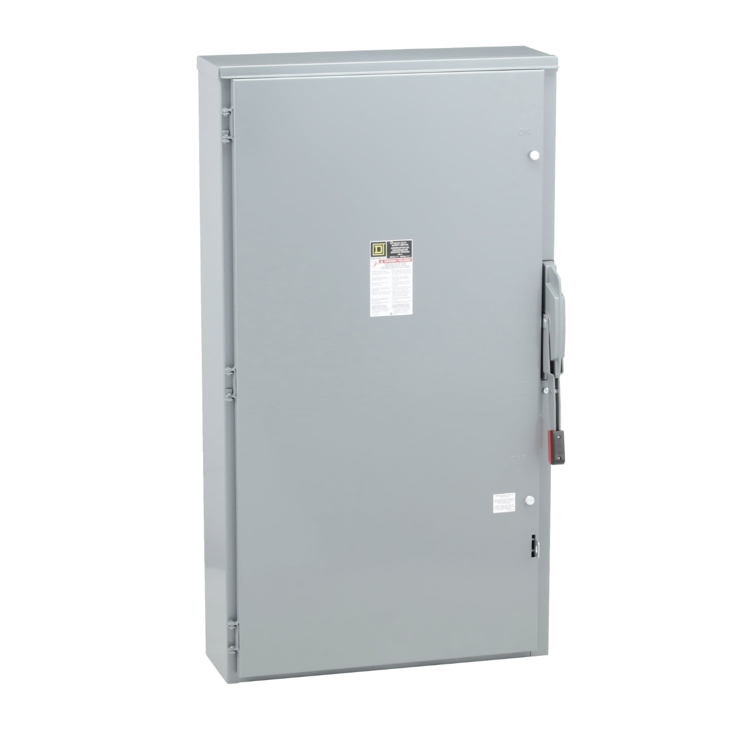 Safety switch, heavy duty, fusible, 400A, 4 wire, 3 pole, 1 neutral, 250hp, 600VAC/DC, NEMA 3R