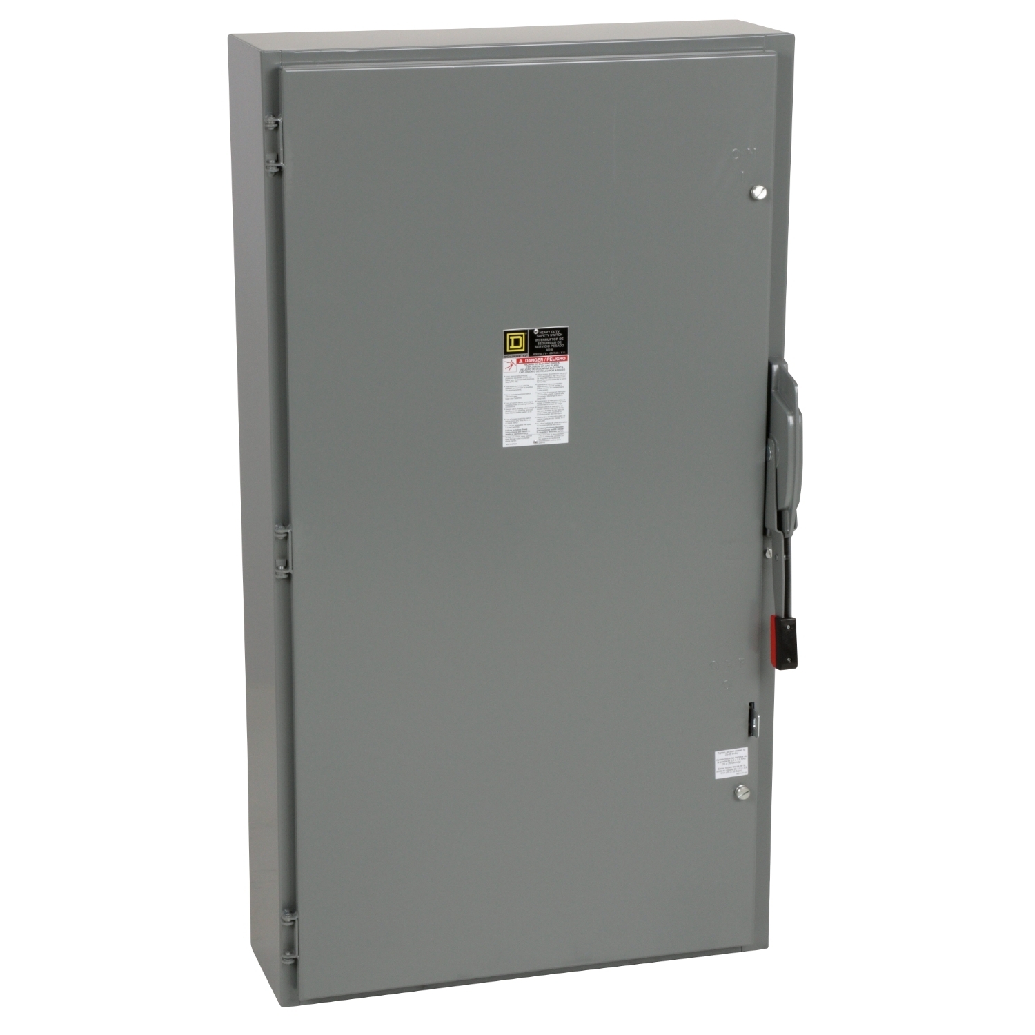Safety switch, heavy duty, fusible, 600A, 3 wire, 3 pole, 500hp, 600VAC/DC, NEMA 1