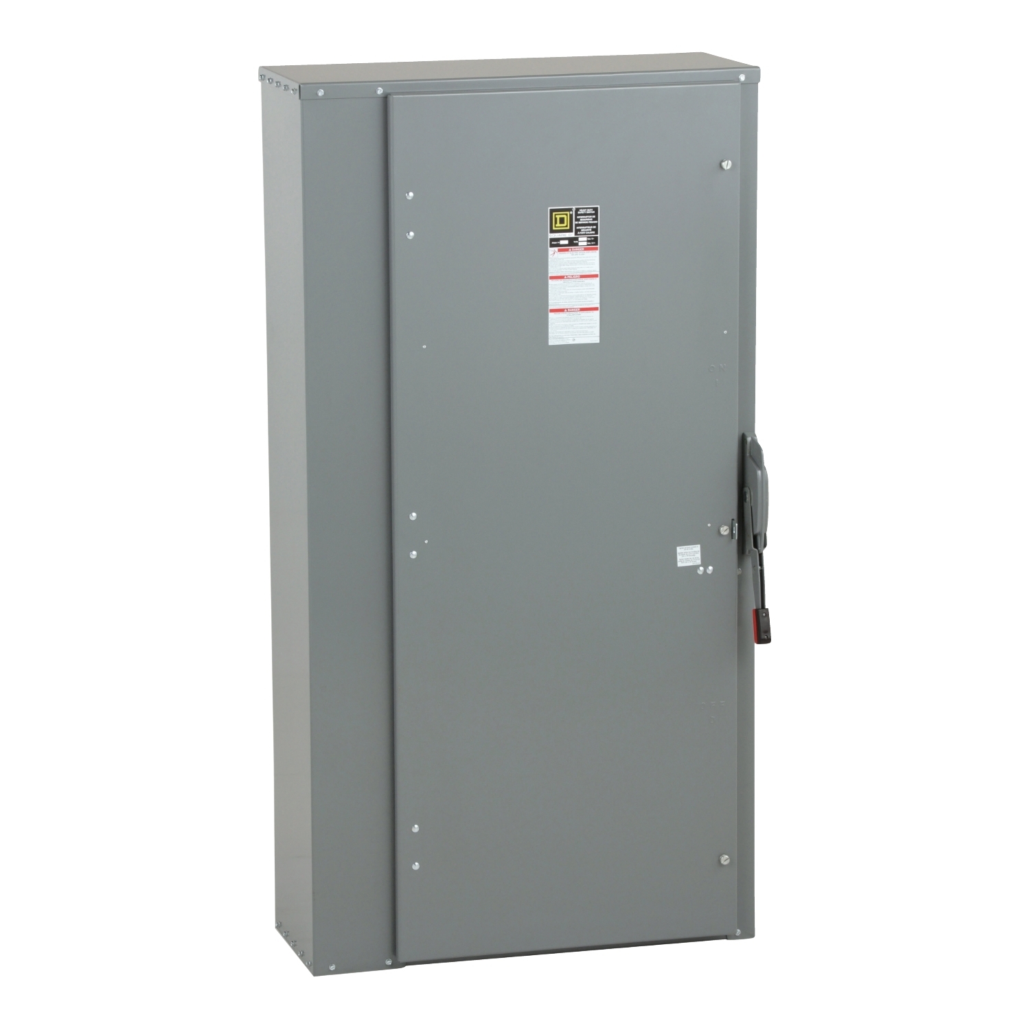 Safety switch, heavy duty, fusible, 1200A, 3 pole, 500hp, 600VAC/DC, neutral factory installed, NEMA1