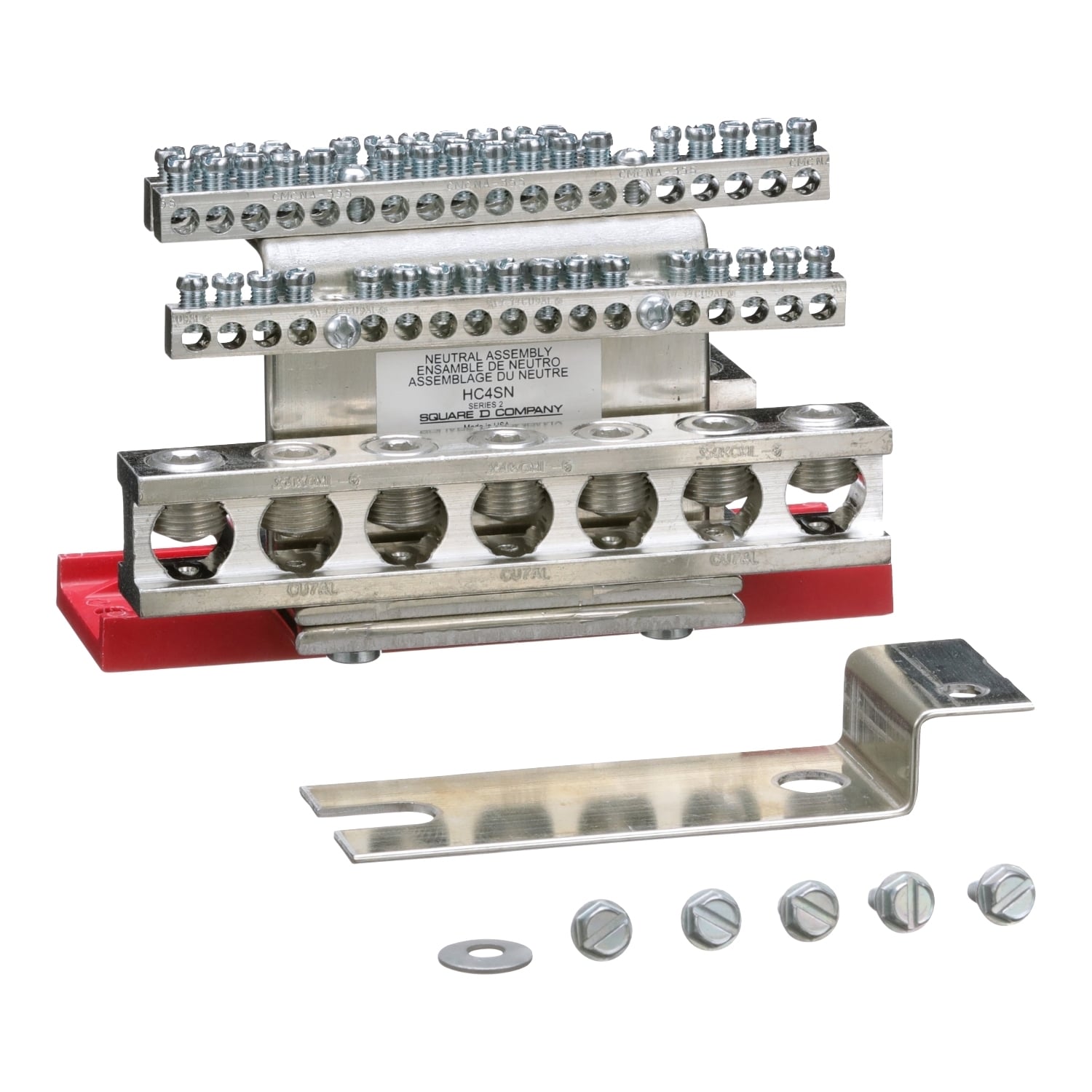 Solid neutral assembly kit, I-Line Panelboard, HCJ, 400A, 14 AWG to 350kcmil