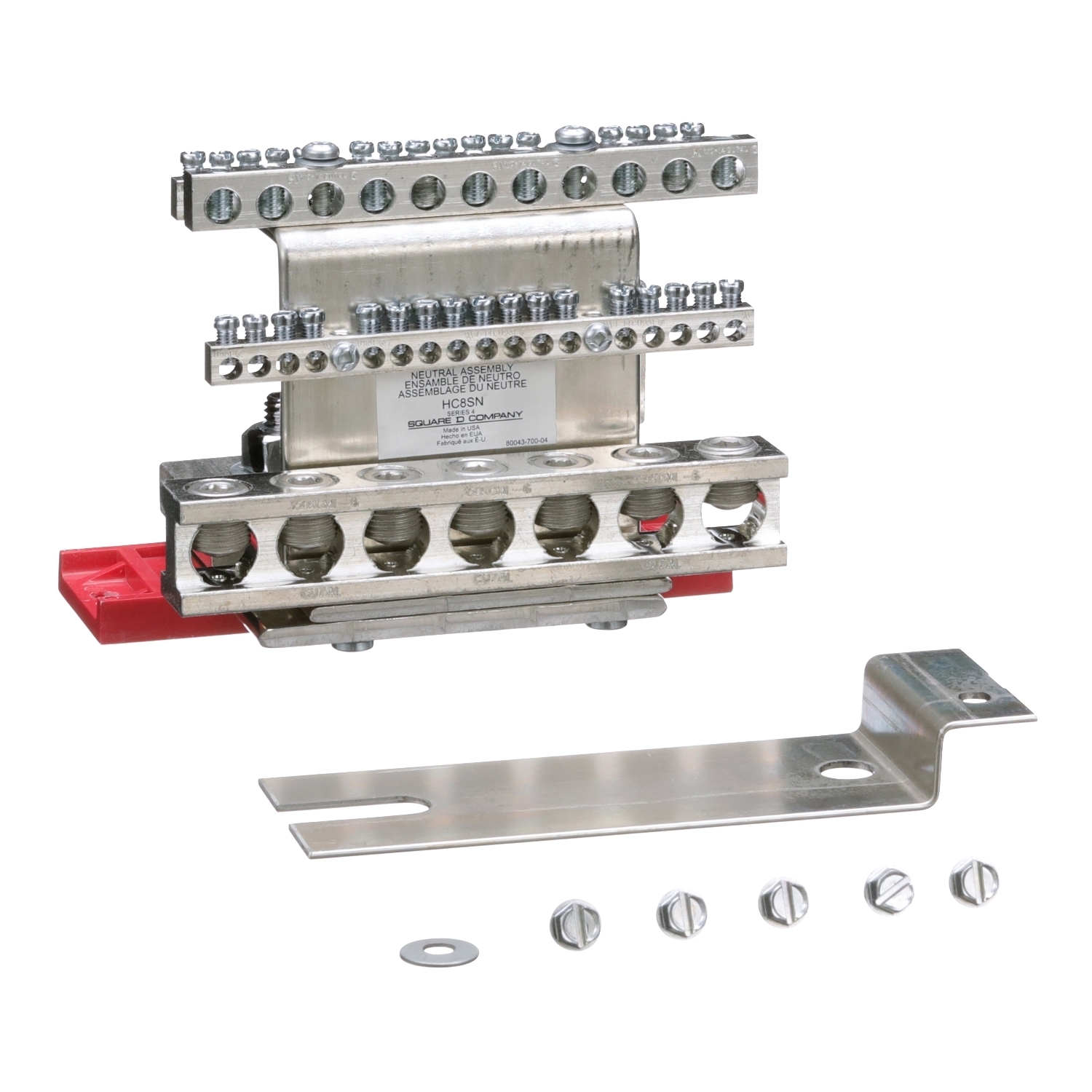 Solid neutral assembly kit, I-Line Panelboard, HCJ, 800A, 14 AWG to 350kcmil