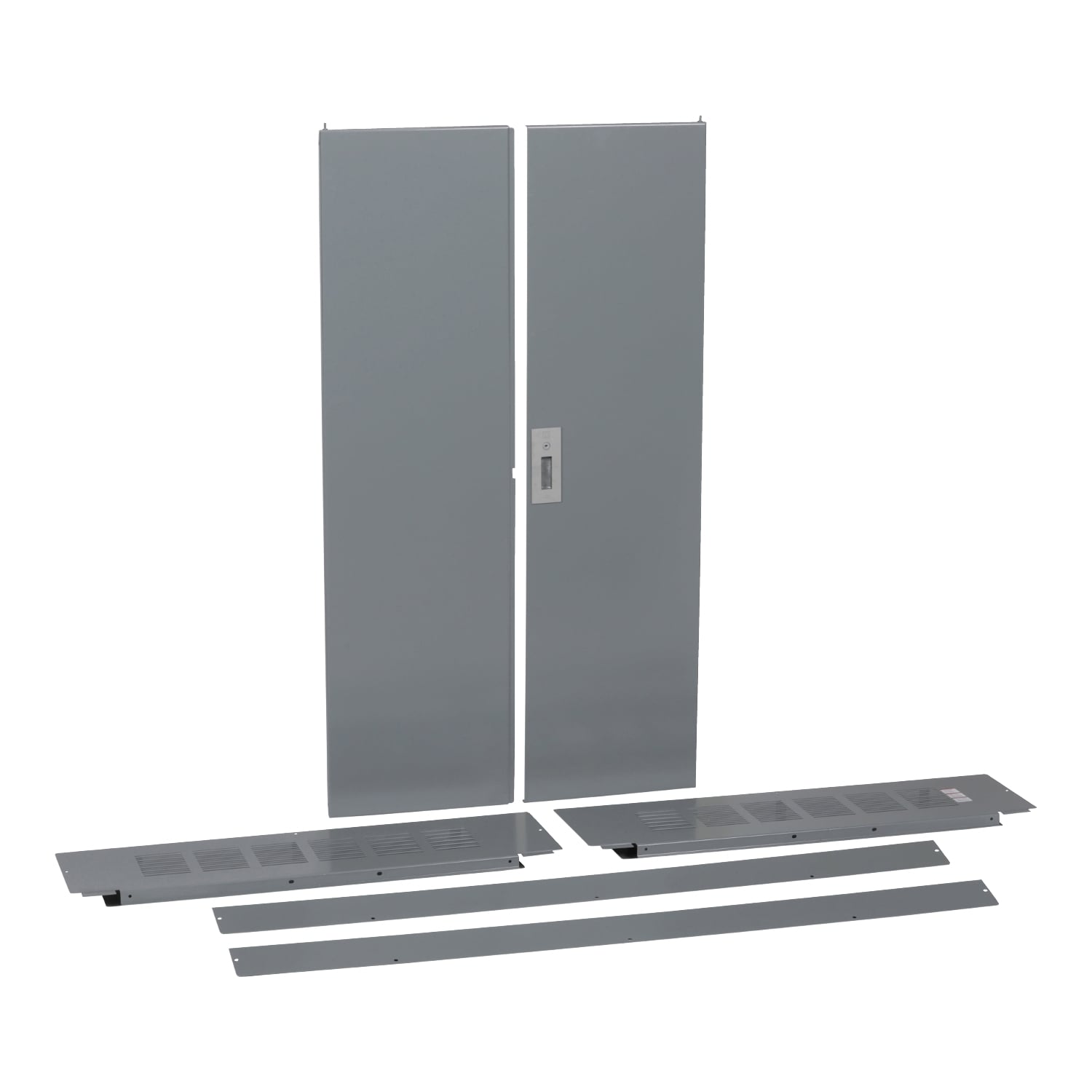 Trim front, I-Line Panelboard, HCP, surface mount, 4 pcs, w/door, 42in W x 86in H