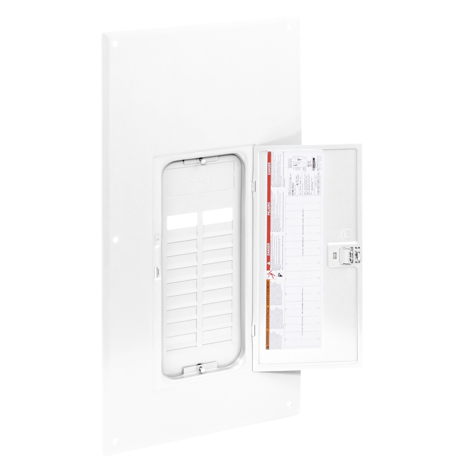 HOMC20UCW Homeline Replacement cover, Homeline, for 20 space load center, combination flush and surface, white