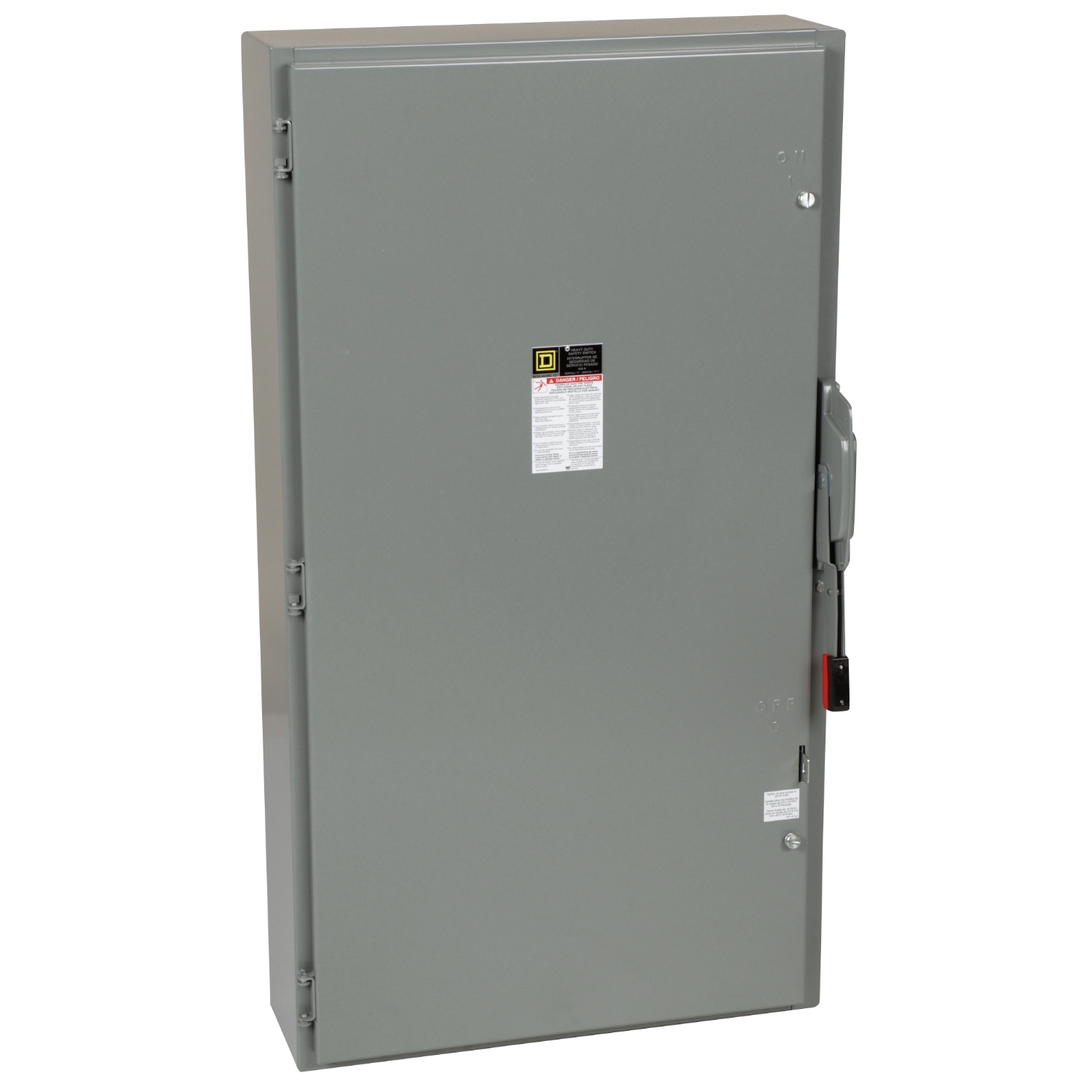 Safety switch, heavy duty, non fusible, 600A, 3 wire, 3 pole, 500HP, 600V AC/DC, NEMA 1