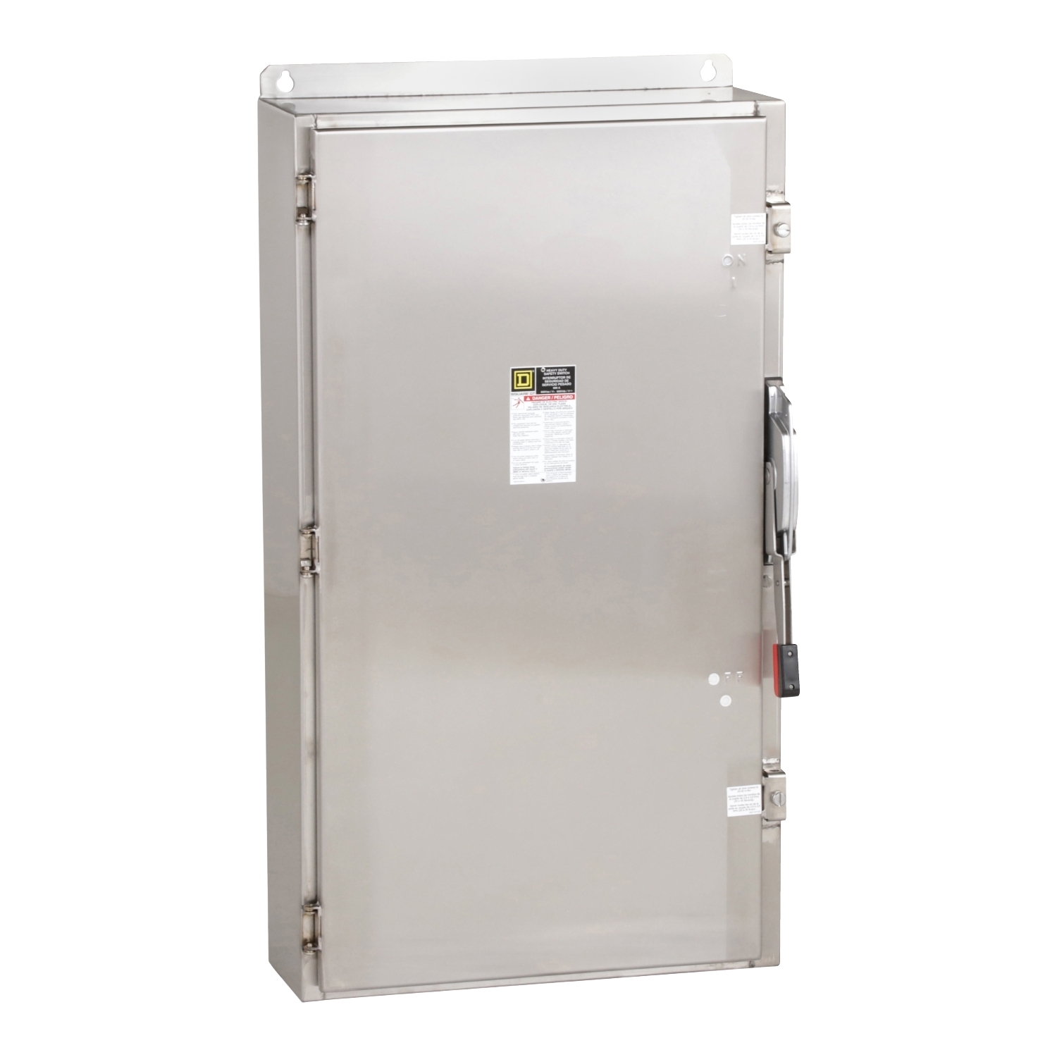 Safety switch, heavy duty, non fusible, 600A, 3 pole, 500hp, 600VAC/DC, NEMA 4, 4X, 5, 304 steel